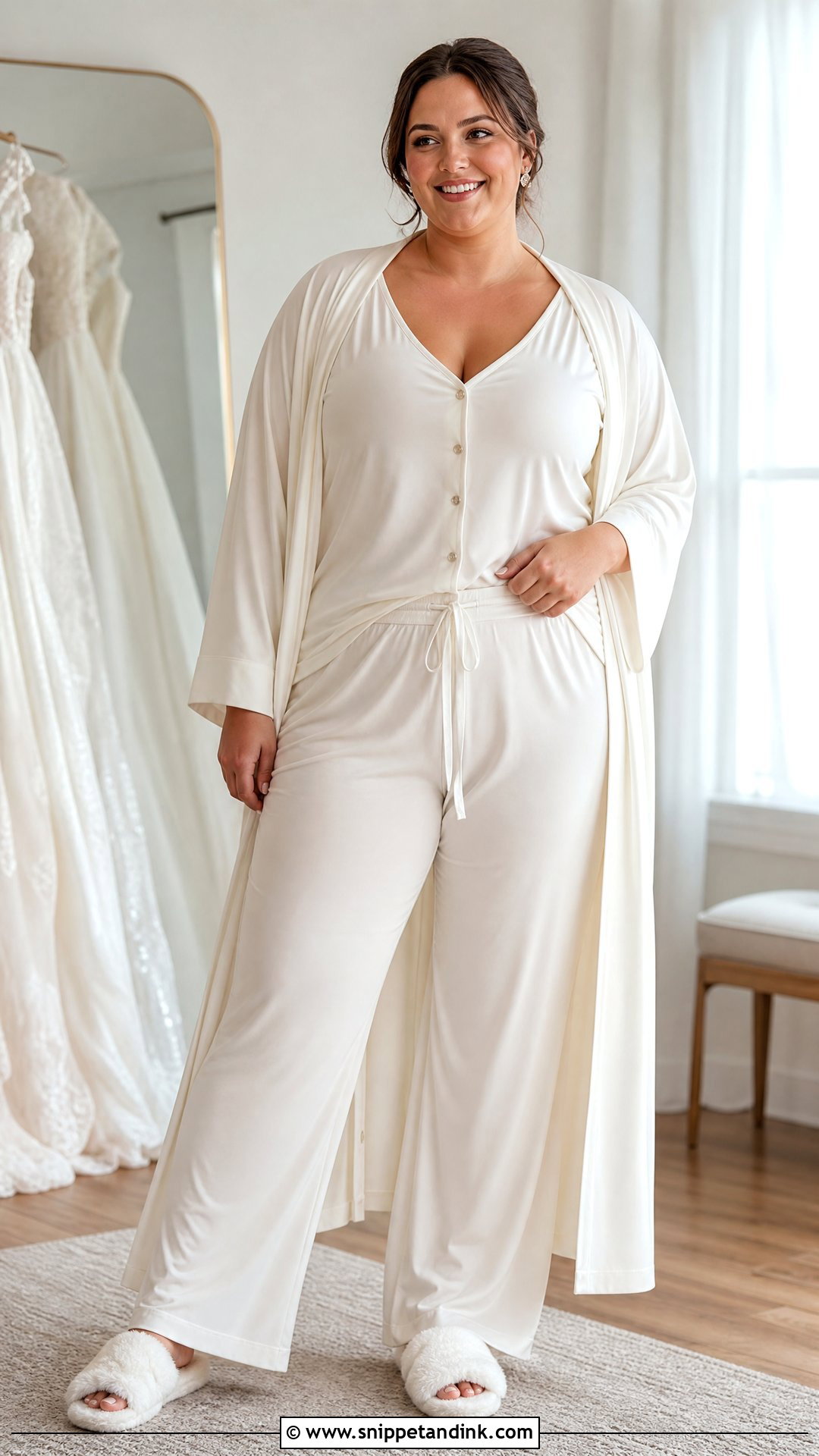 Plus Size Wedding Pyjamas - Snippet and Ink - 20 Wedding Pyjamas Ideas