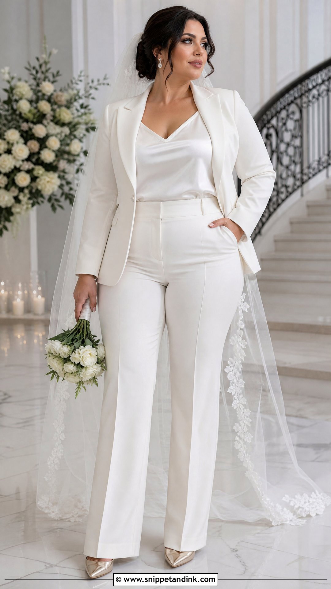Plus Size Wedding Suit - Snippet and Ink - 20 Wedding Dress Suits for Bride