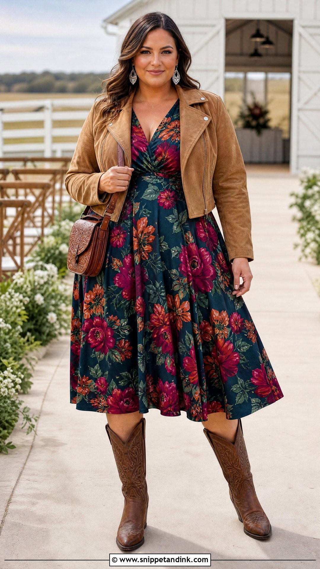 Plus Size Western Wedding Outfit - Snippet and Ink - 20 Western Outfits for Wedding