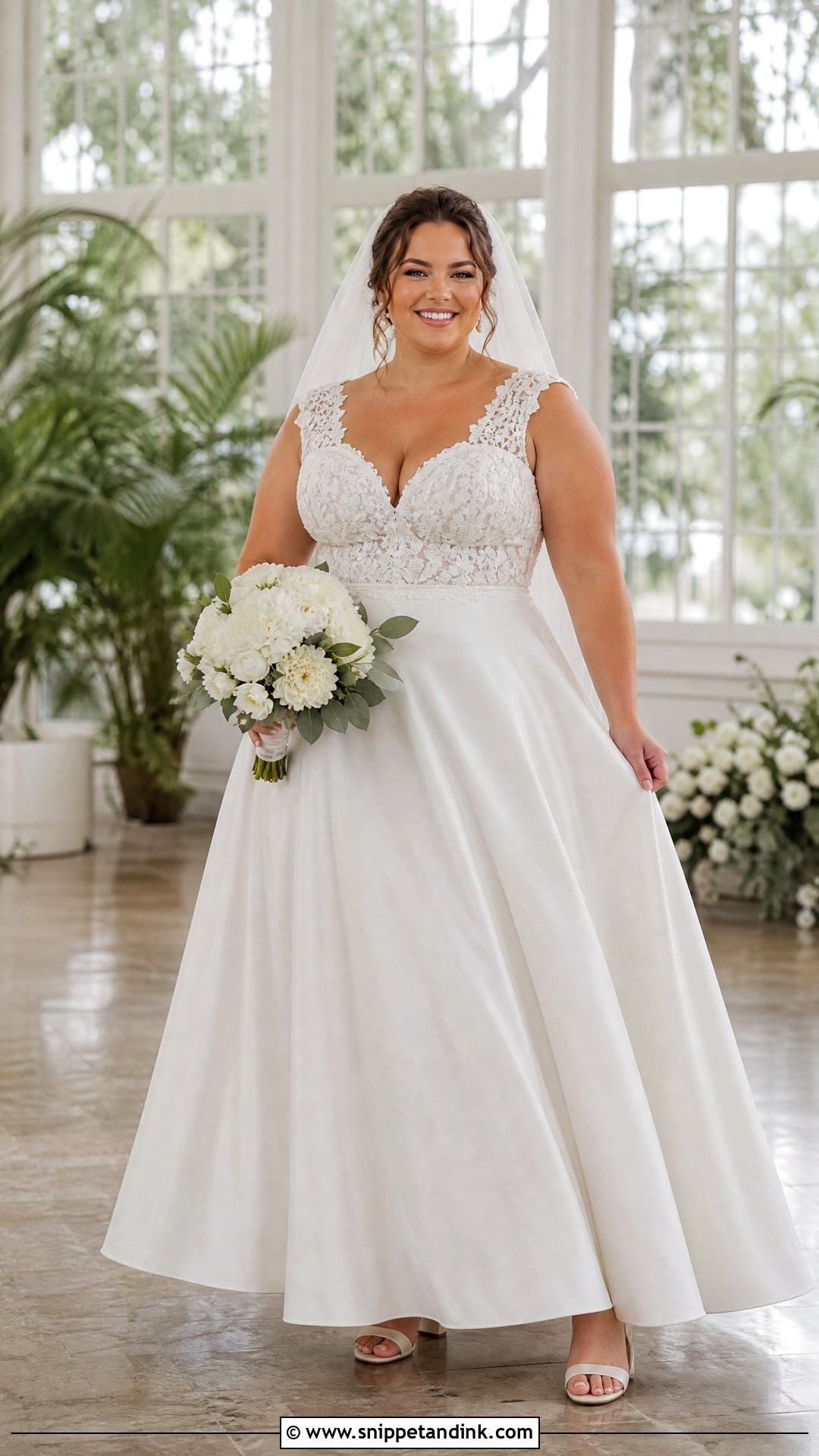 Plus Size White Wedding Gown - Snippet and Ink - 20 White Wedding Frocks Gowns