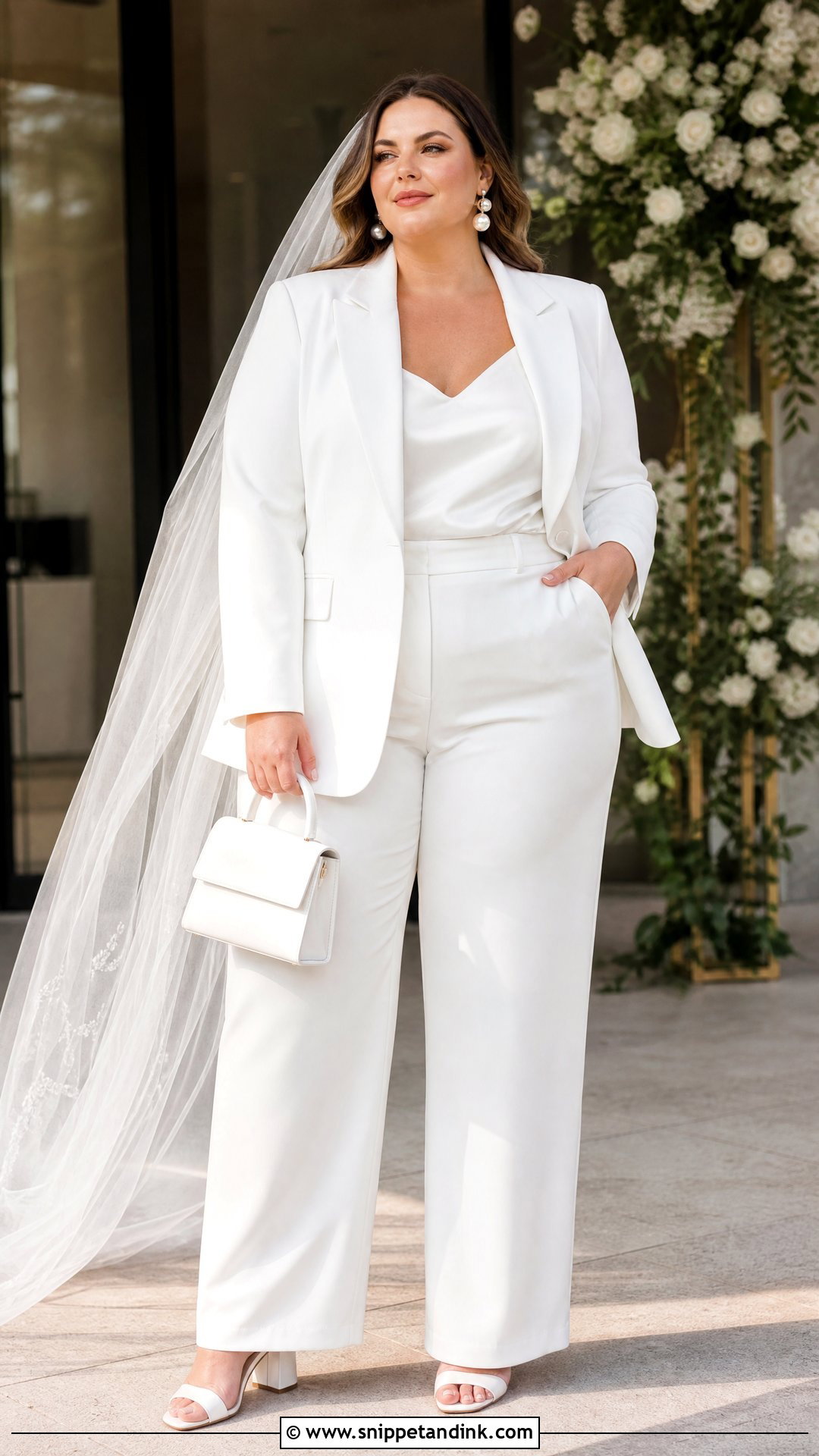 Plus Size White Wedding Suit - Snippet and Ink - 20 White Suit Wedding Women Ideas