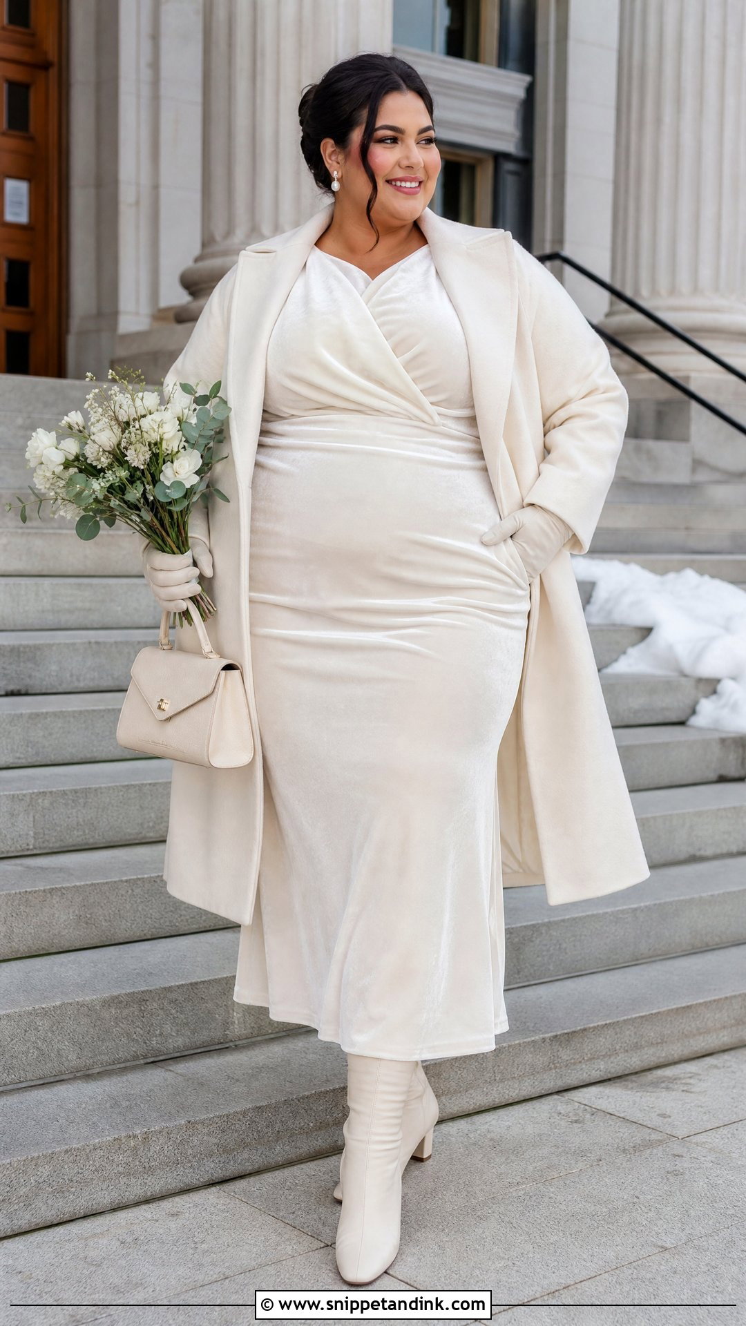 Plus Size Winter Civil Wedding Dress - Snippet and Ink - 25 Civil Wedding Dresses Plus Size