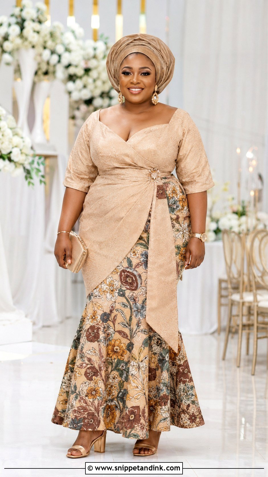 Plus Size Wrapper Gown - Snippet and Ink - 20 Wrapper Gown Ideas
