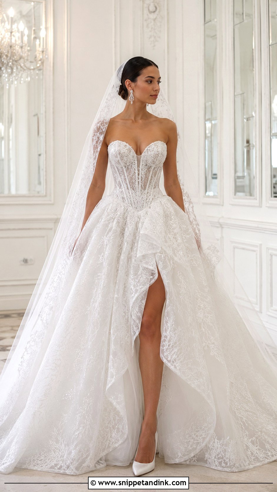 Pnina Tornai Ball Gown Wedding Dress - Snippet and Ink - 30 Pnina Tornai Wedding Dress Ideas