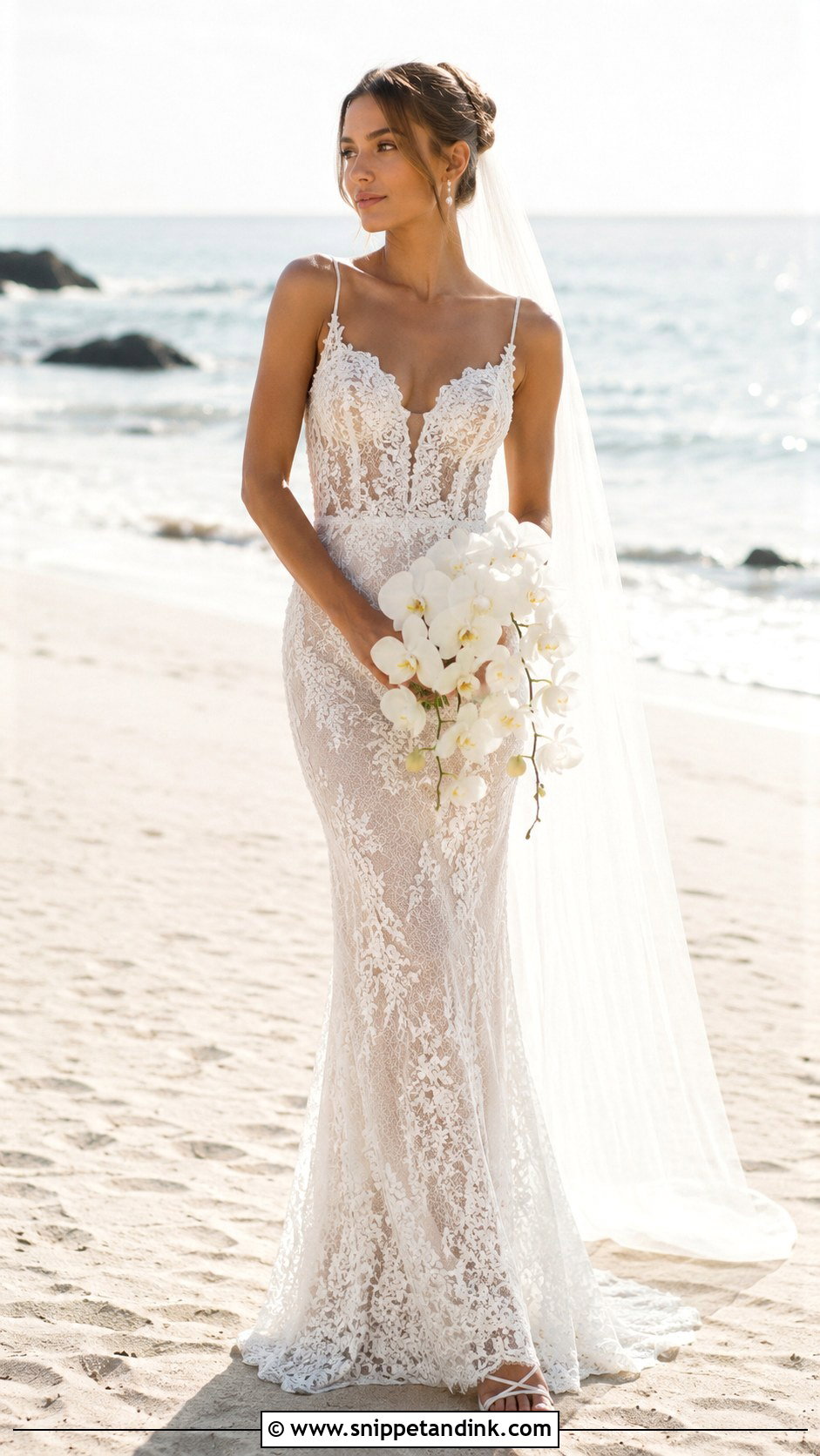 Pnina Tornai Beach Wedding Dress - Snippet and Ink - 30 Pnina Tornai Wedding Dress Ideas