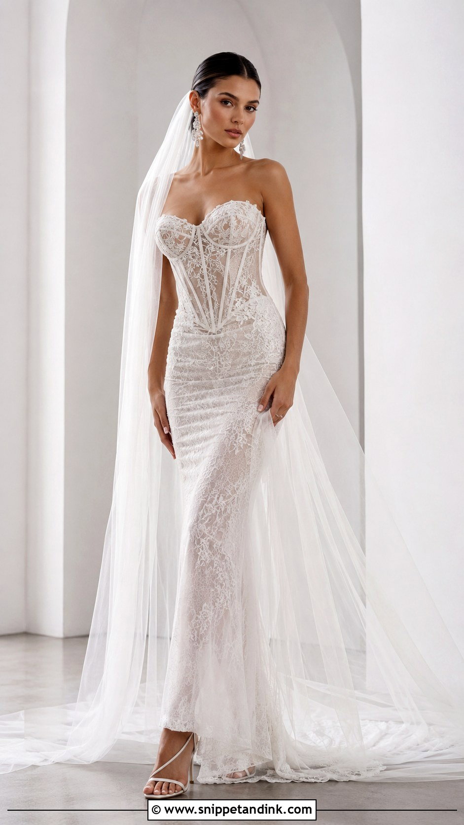 Pnina Tornai Corset Wedding Dress - Snippet and Ink - 30 Pnina Tornai Wedding Dress Ideas