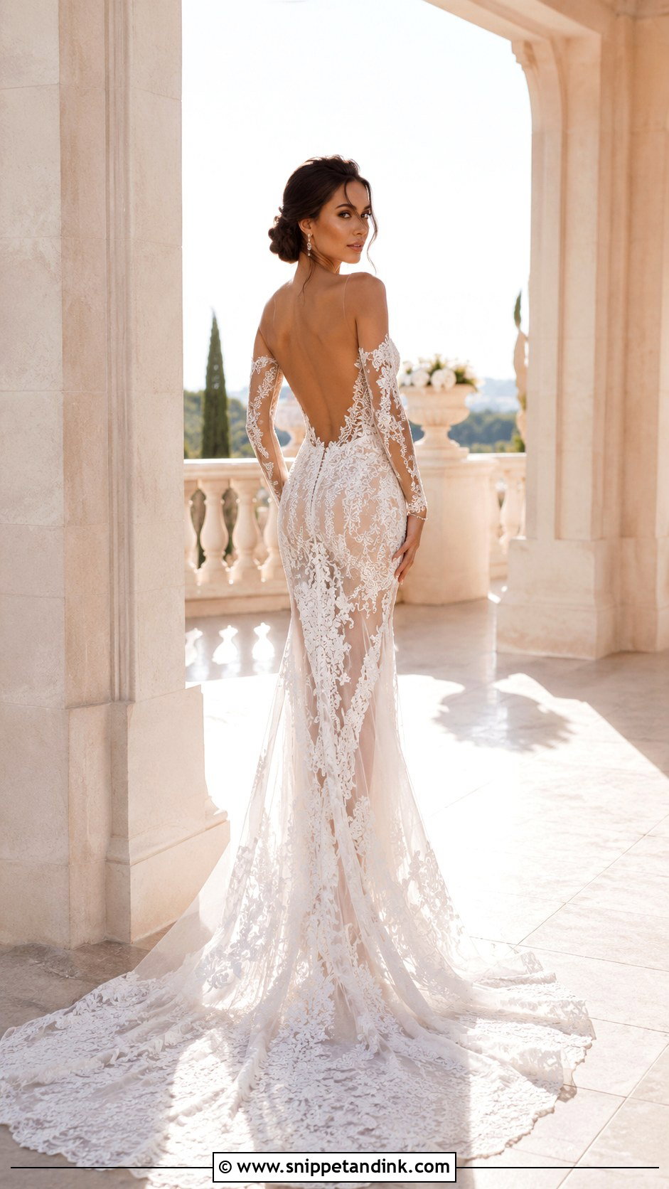 Pnina Tornai Low Back Wedding Dress - Snippet and Ink - 30 Pnina Tornai Wedding Dress Ideas