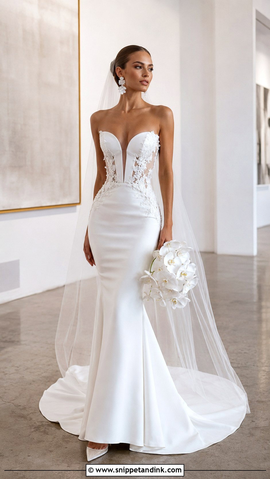 Pnina Tornai Modern Wedding Dress - Snippet and Ink - 30 Pnina Tornai Wedding Dress Ideas