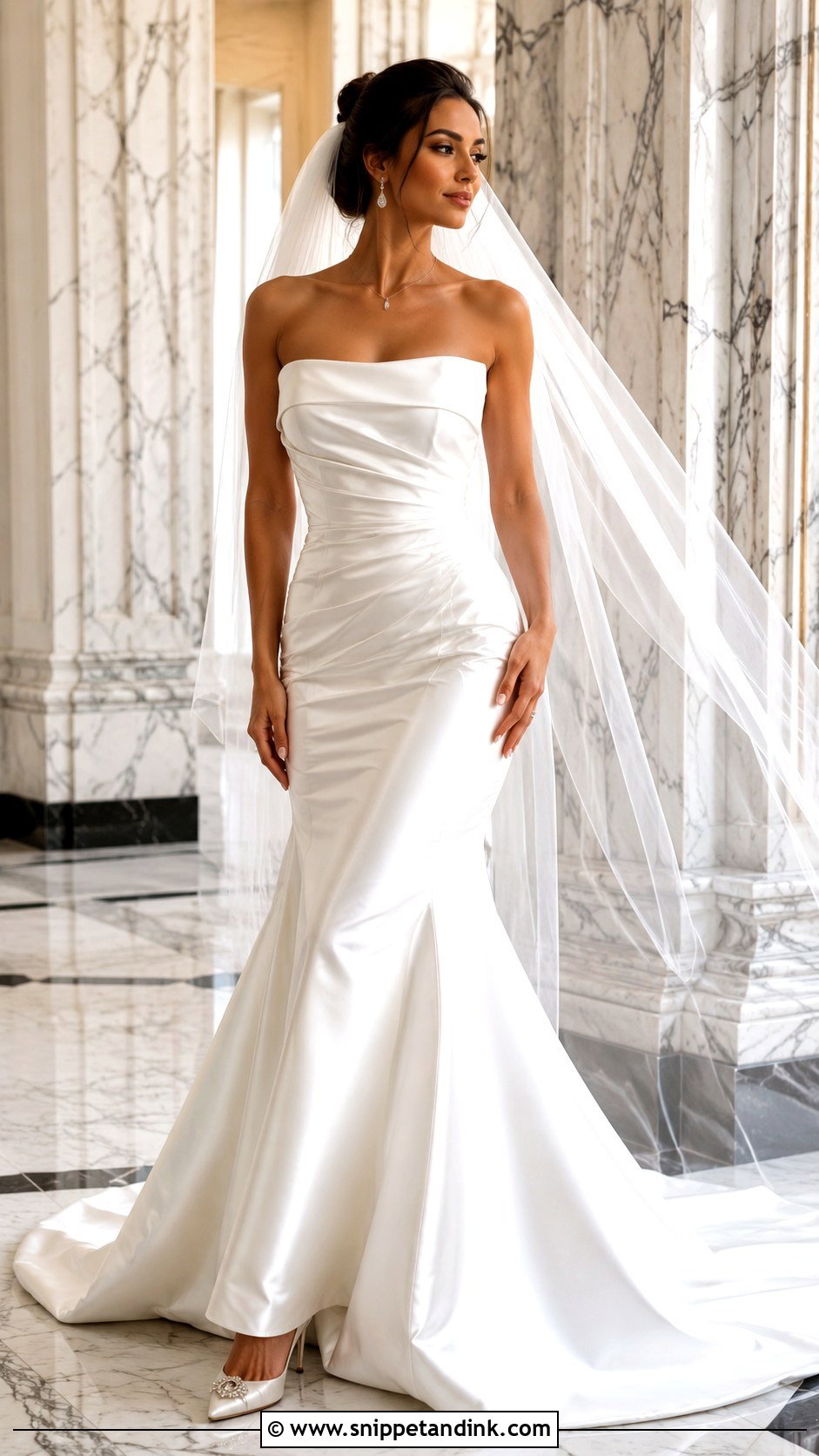Pnina Tornai Strapless Wedding Dress - Snippet and Ink - 30 Pnina Tornai Wedding Dress Ideas