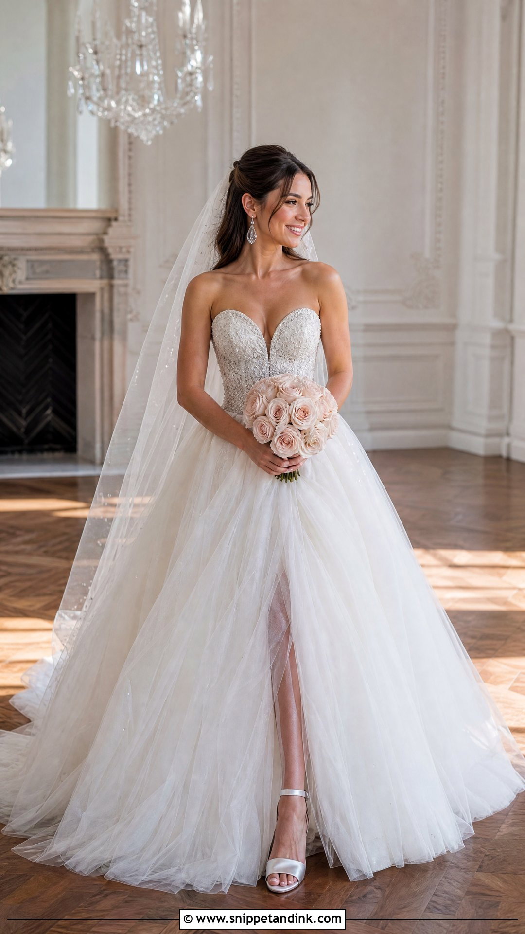 Pnina Tornai Sweetheart Tulle Ball Gown Wedding Dress - Snippet and Ink - 20 Panina Torne Wedding Dress Ideas