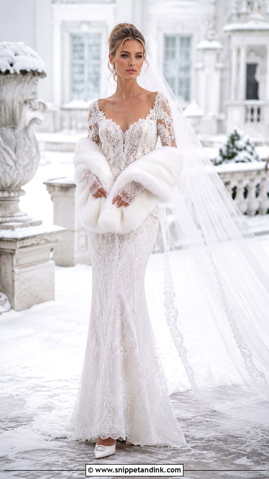 Pnina Tornai Winter Wedding Dress - Snippet and Ink - 30 Pnina Tornai Wedding Dress Ideas