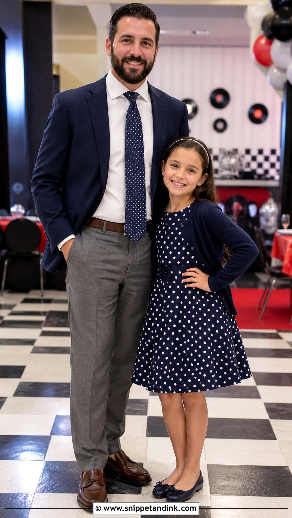 Polka Dot Father Daughter Dance Outfit - Snippet and Ink - 20 Father Daughter Dance Outfit Ideas