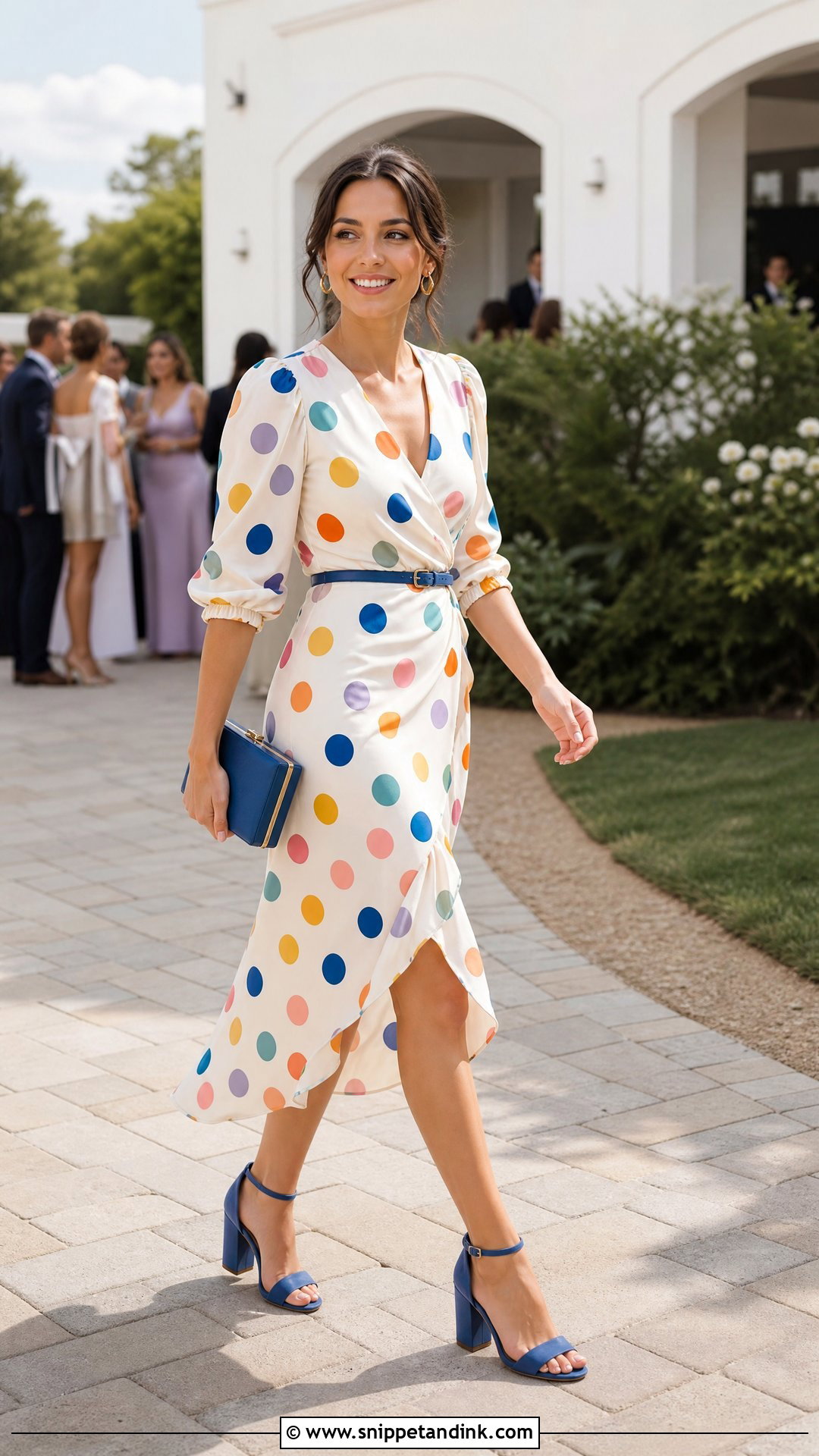 Polka Dot Summer Wedding Dress - Snippet and Ink - 20 Simple Summer Wedding Dress Ideas