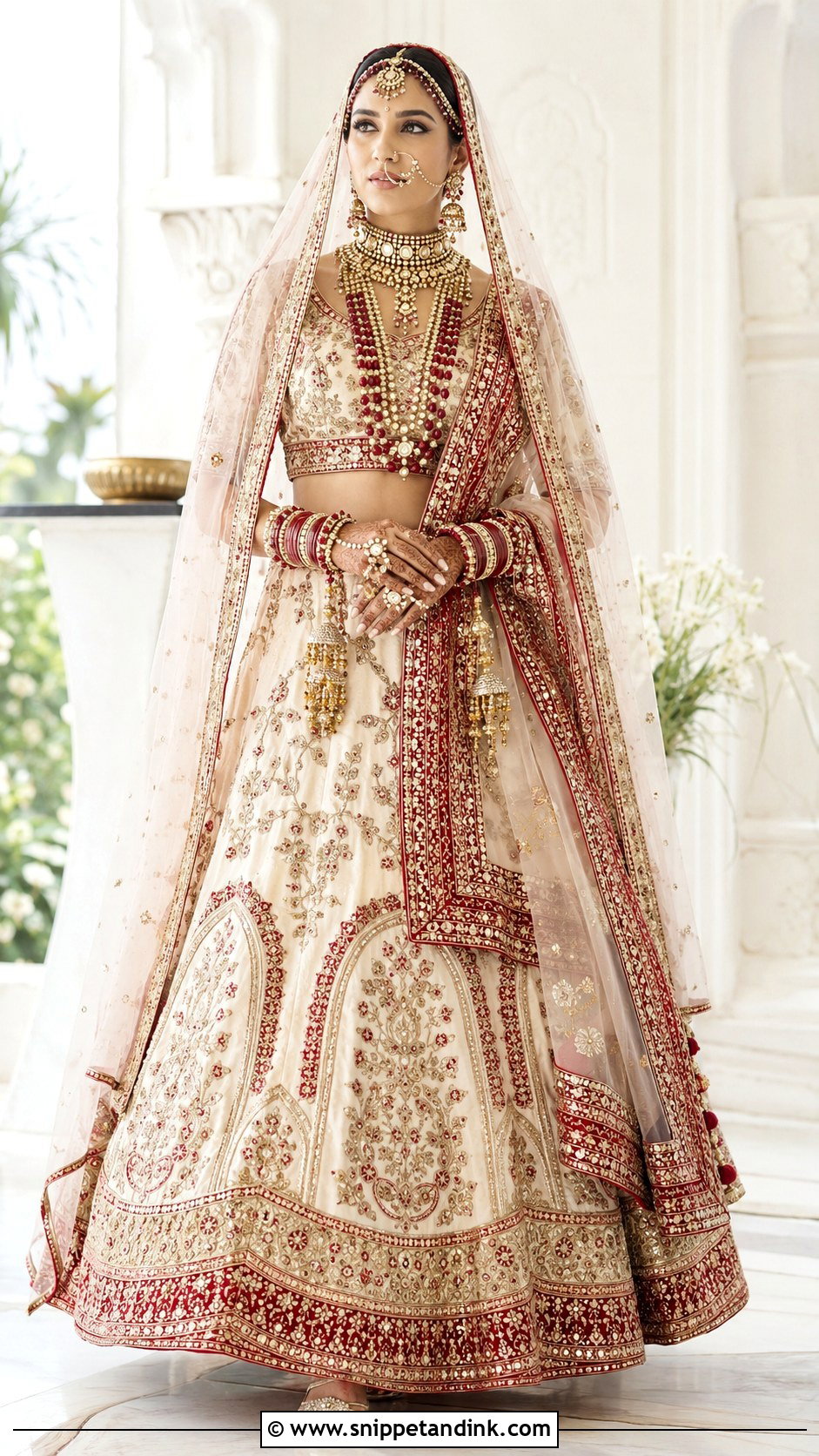 Polki Marwadi Bridal Lehenga - Snippet and Ink - 25 Marwadi Bride Ideas