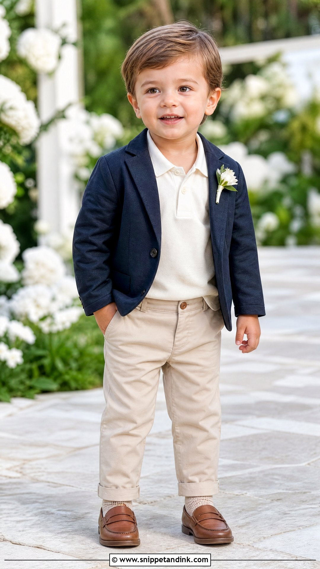Polo And Chinos Toddler Ring Bearer Outfit - Snippet and Ink - 20 Toddler Ring Bearer Outfit Ideas