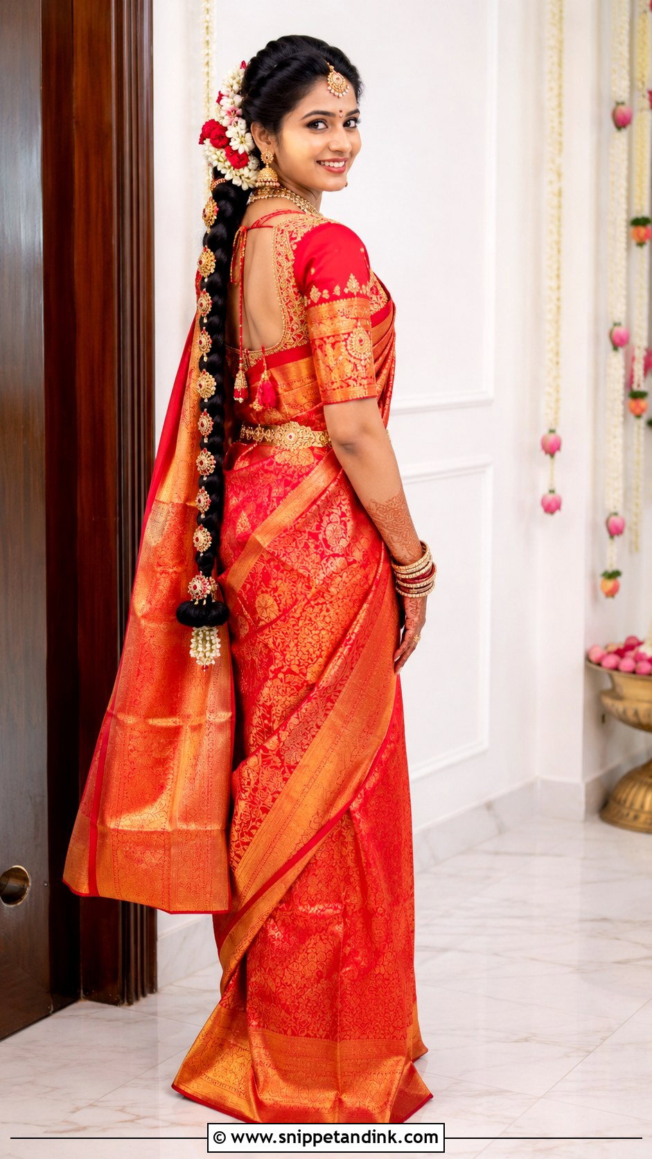 Poola Jada Telugu Bride - Snippet and Ink - 25 Traditional Telugu Bride Ideas