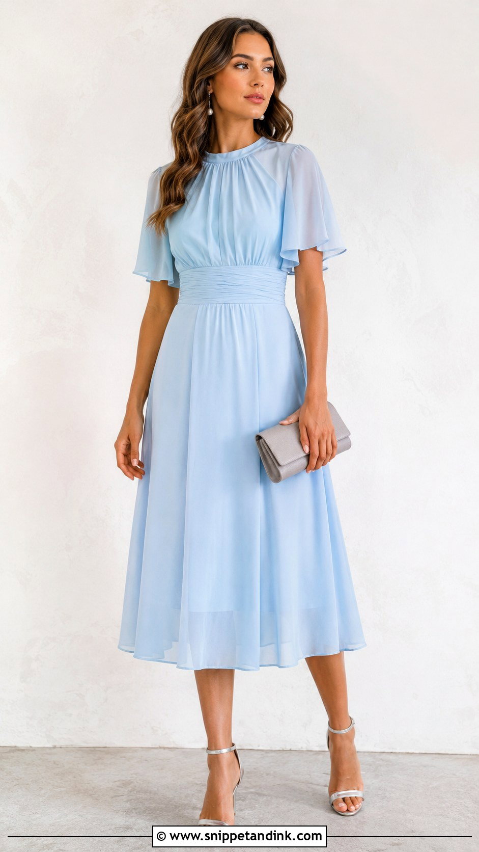 Powder Blue Ceremony Dress - Snippet and Ink - 30 Ceremony Dress Ideas