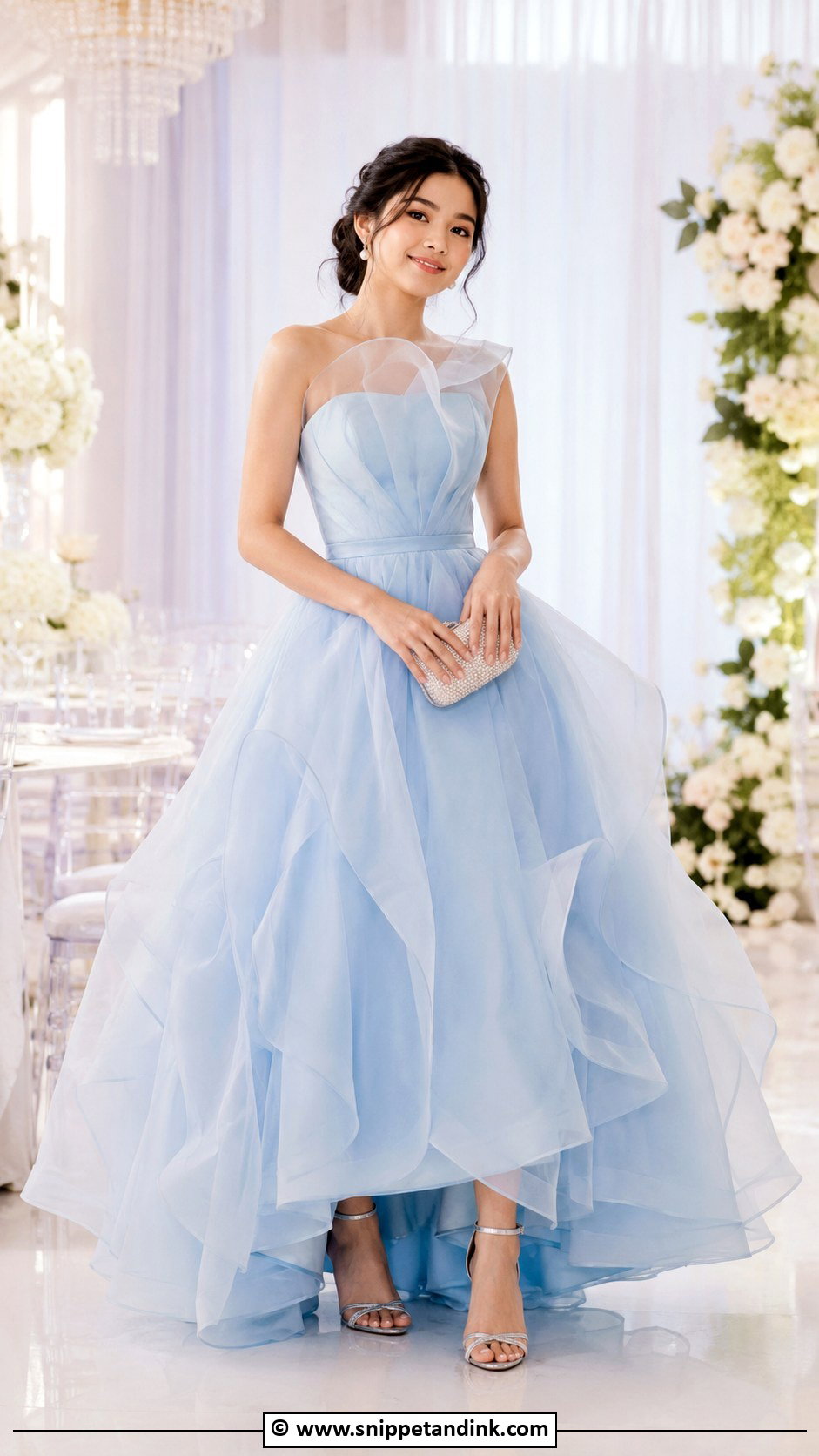 Powder Blue Debut Dress - Snippet and Ink - 25 Debut Dress Ideas