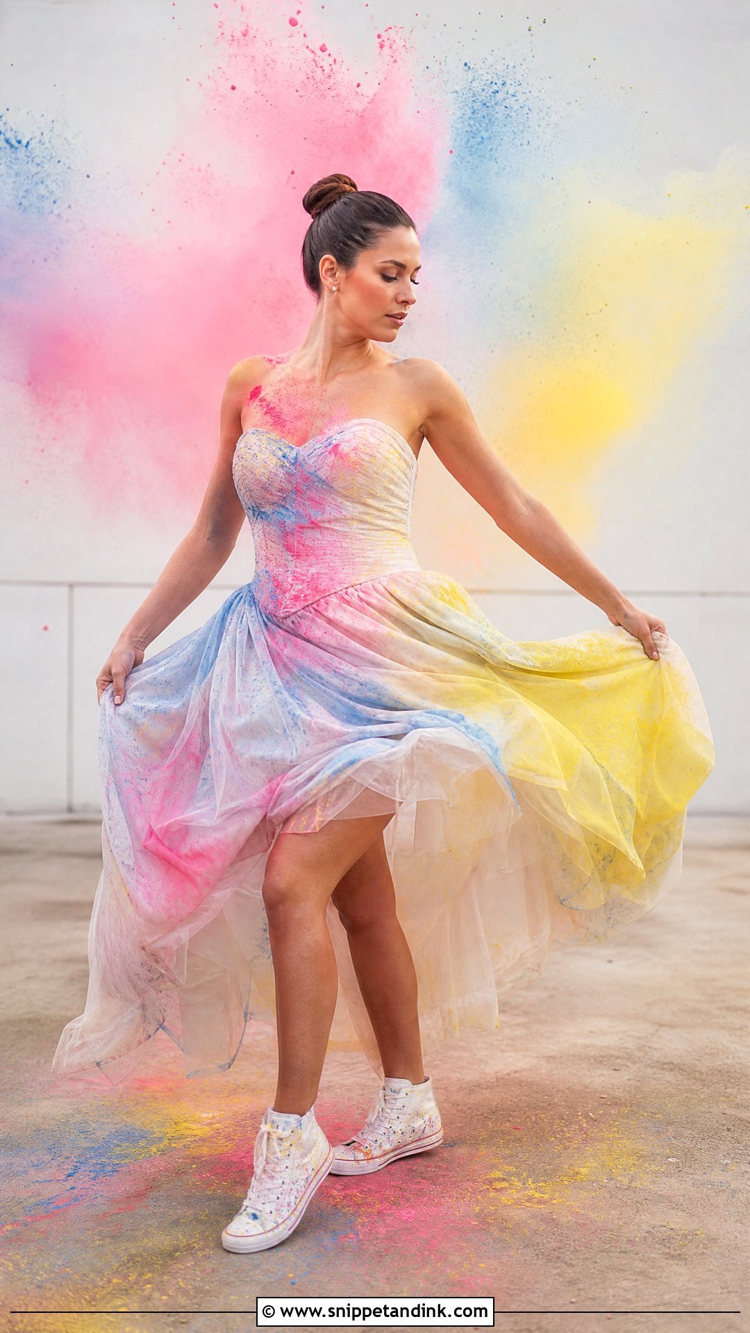 Powder Color Trash the Dress Divorce Photo Shoot - Snippet and Ink - 20 Trash the Dress Photo Shoot Divorce Ideas