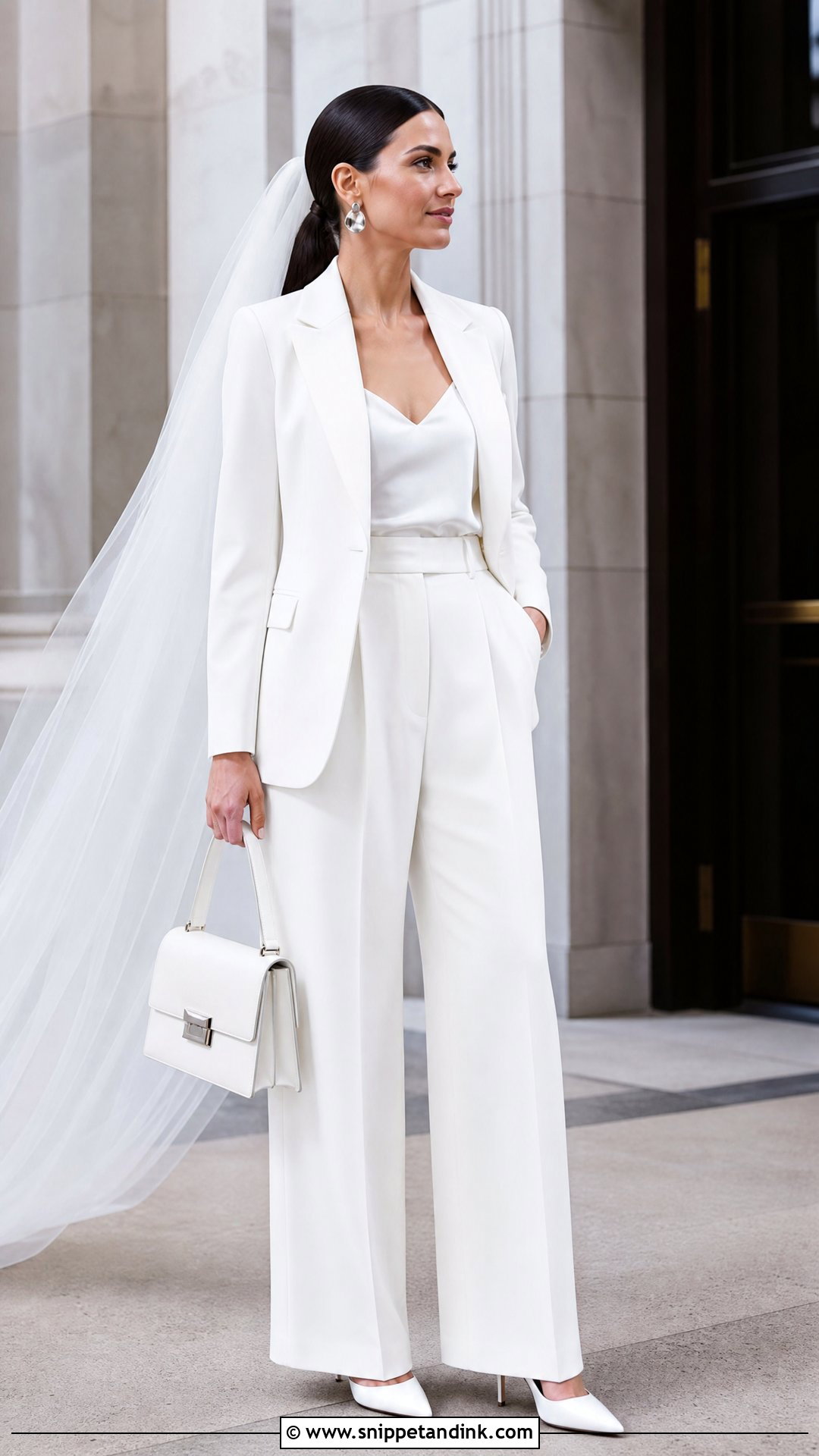 Prada Bridal Pantsuit - Snippet and Ink - 20 Prada Wedding Dress Ideas