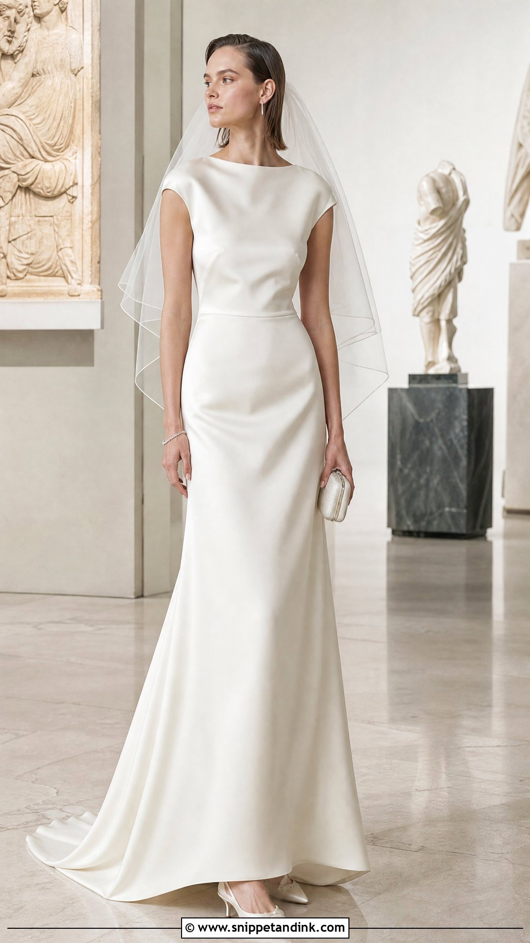 Prada Cap Sleeve Wedding Dress - Snippet and Ink - 20 Prada Wedding Dress Ideas