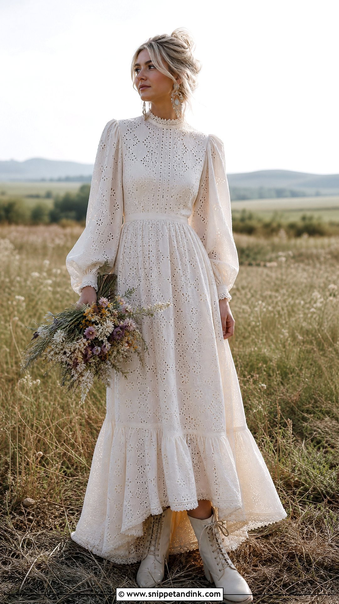 Prairie Hippie Wedding Dress - Snippet and Ink - 20 Hippie Wedding Dress Bohemian Ideas