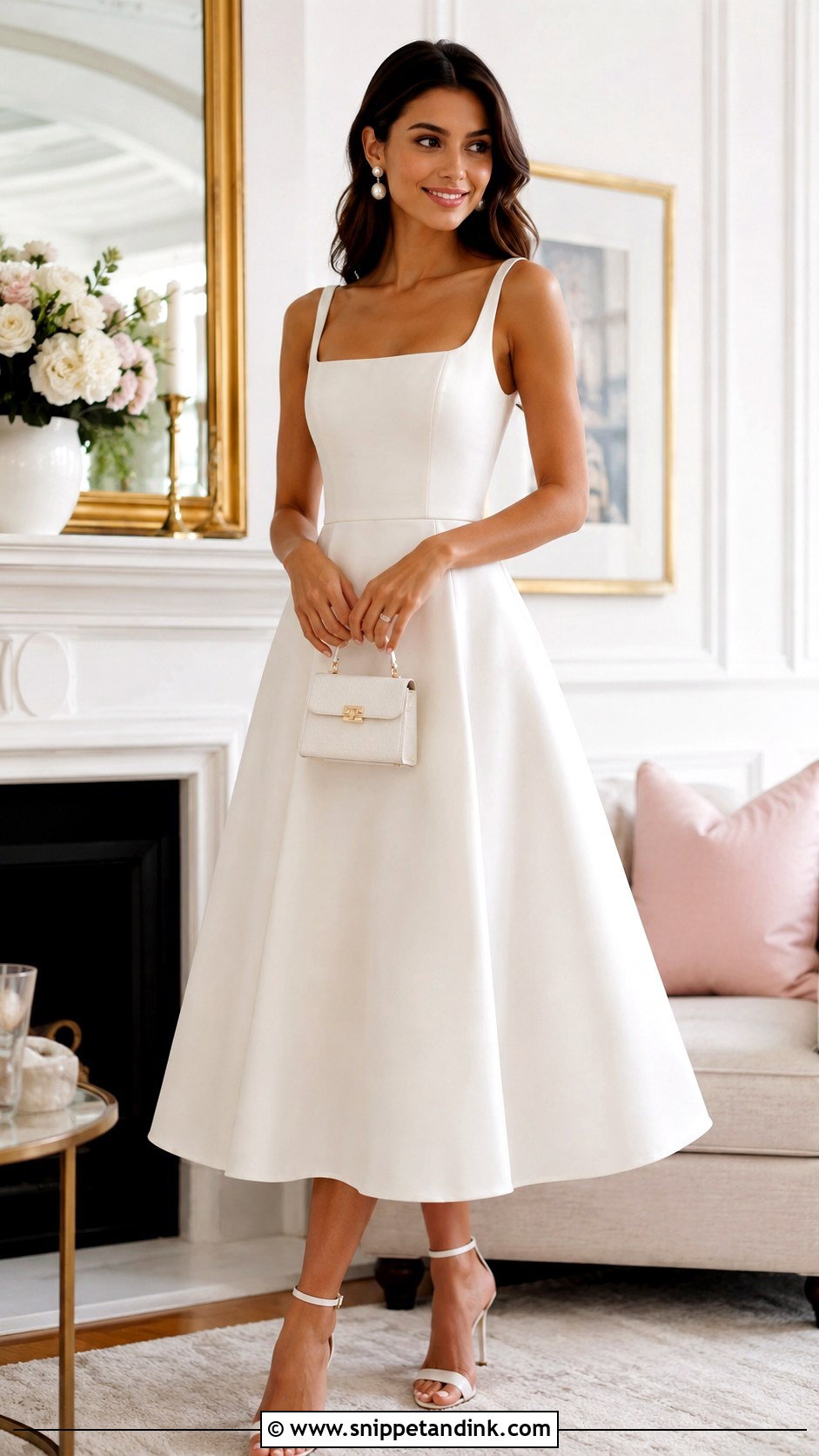 Pre Wedding A Line Dress - Snippet and Ink - 30 Pre Wedding Dress Ideas