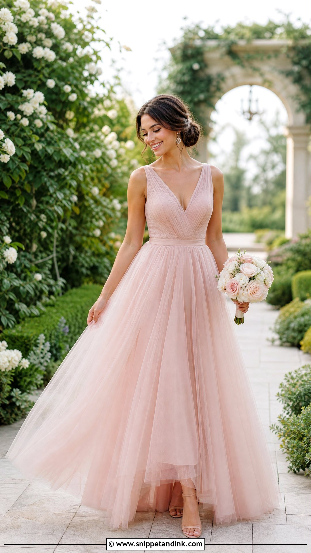 Pre Wedding Blush Gown - Snippet and Ink - 20 Pre Wedding Gowns