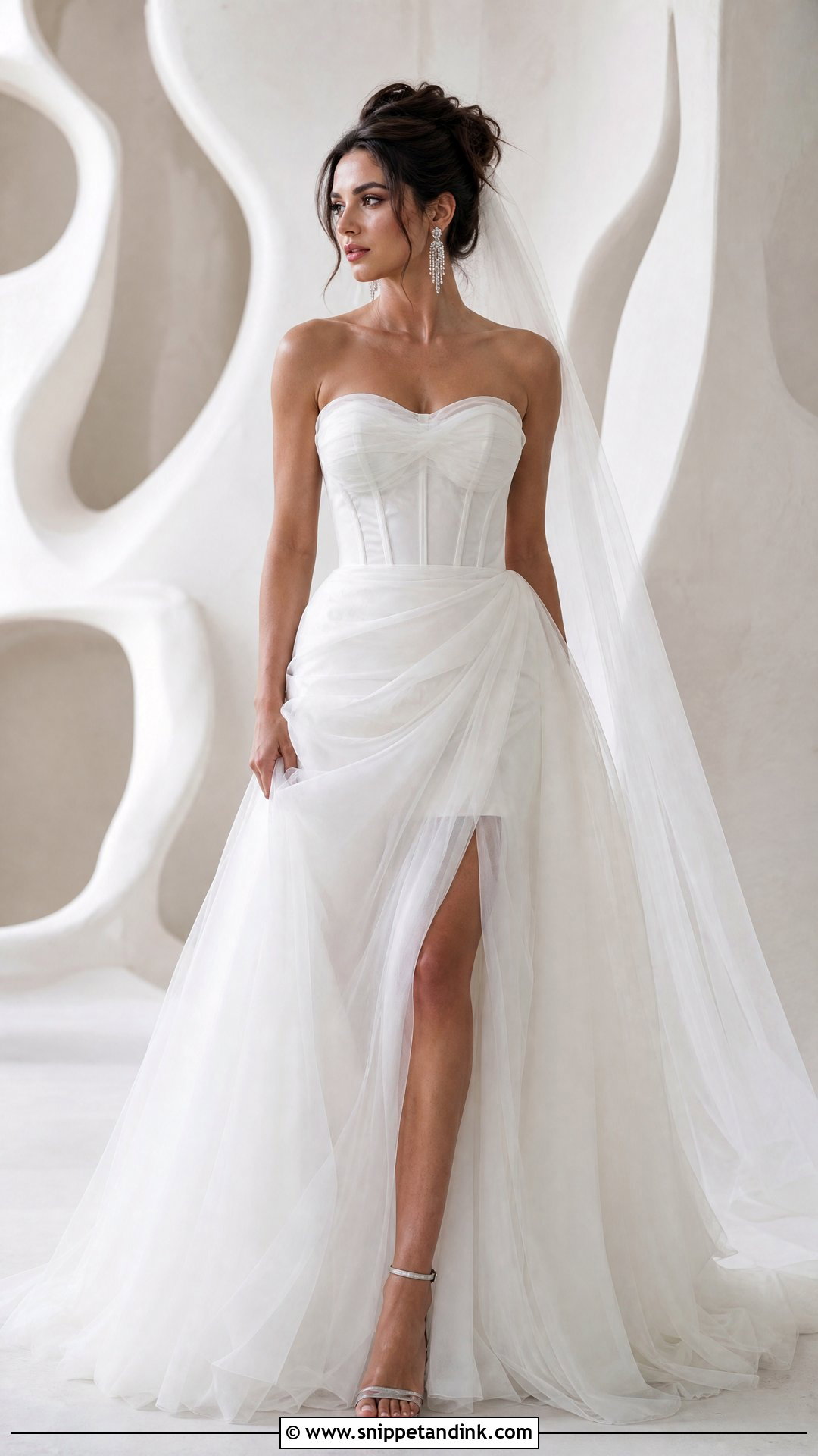 Pre Wedding Corset Gown - Snippet and Ink - 20 Pre Wedding Gowns
