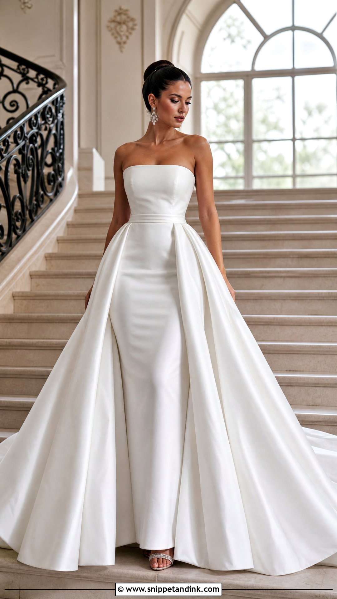 Pre Wedding Detachable Overskirt Gown - Snippet and Ink - 20 Pre Wedding Gowns