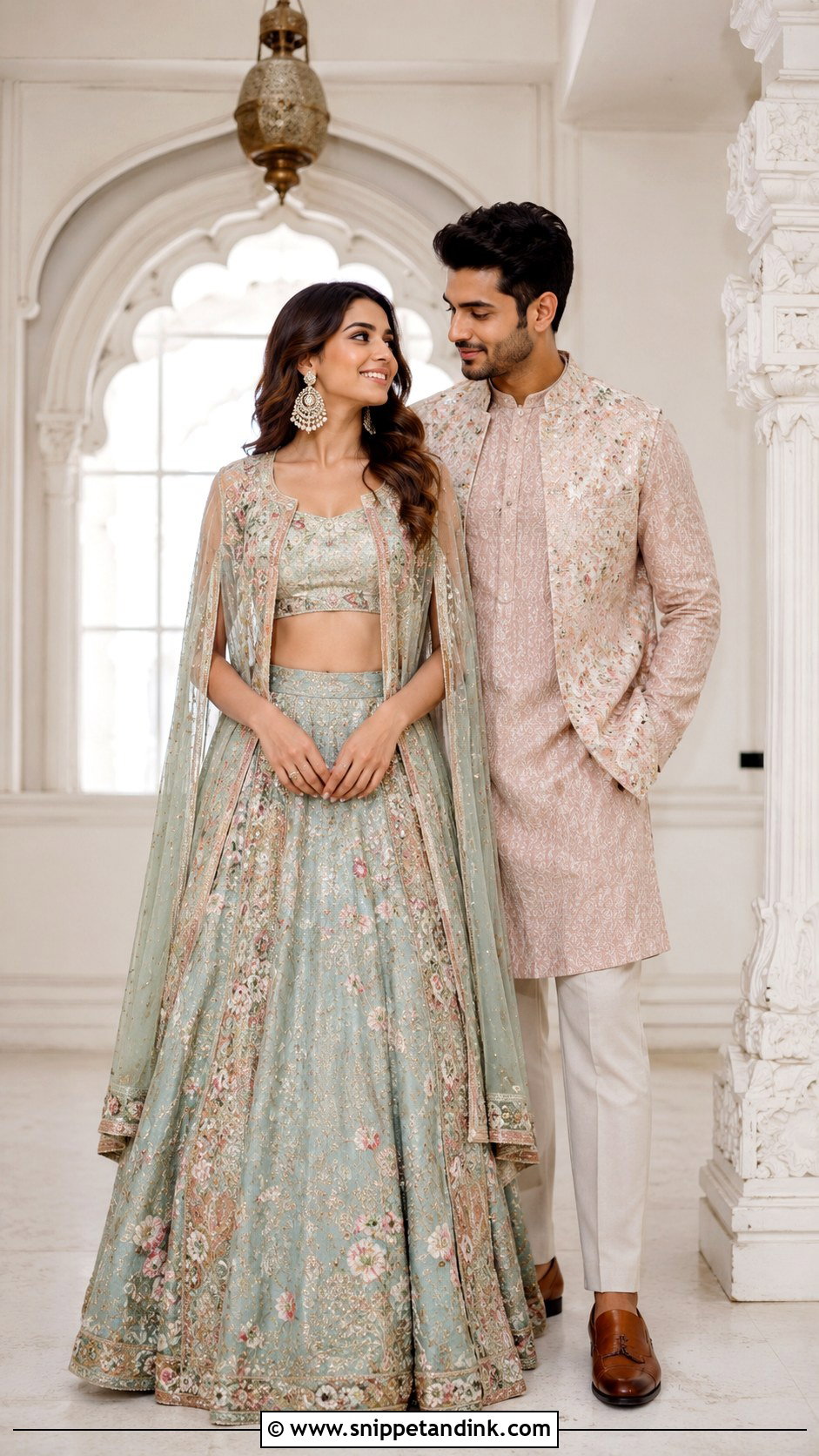 Pre Wedding Ethnic Fusion Outfit - Snippet and Ink - 25 Pre Wedding Dress Ideas for Couple