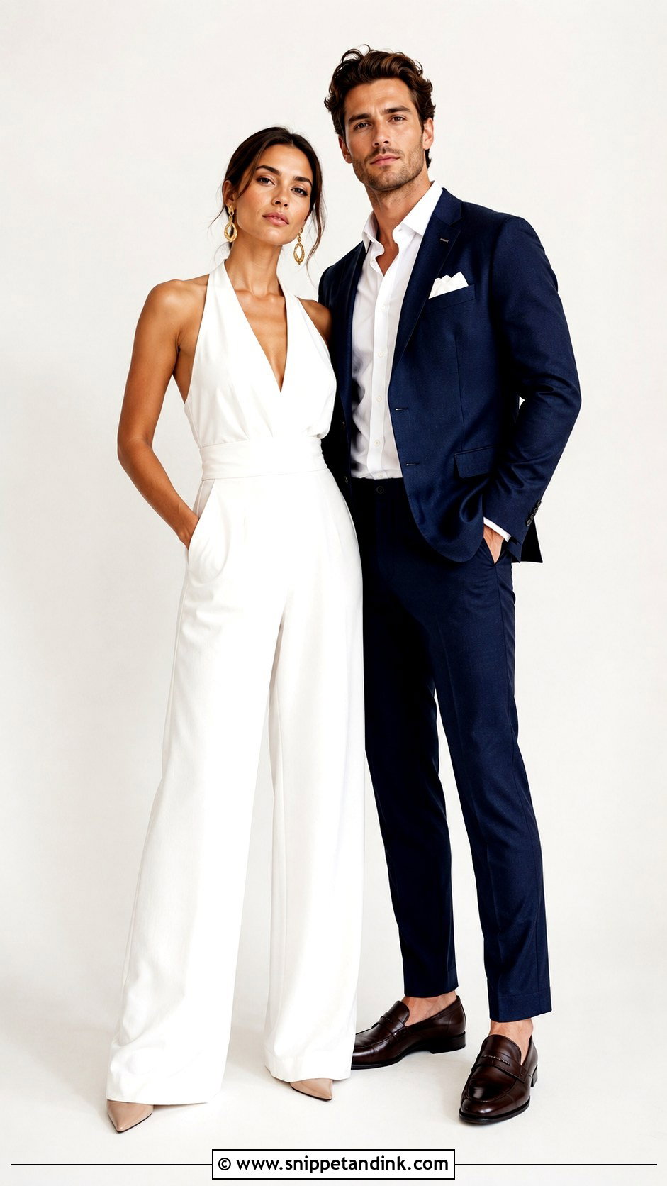 Pre Wedding Jumpsuit And Blazer Outfit - Snippet and Ink - 25 Pre Wedding Dress Ideas for Couple
