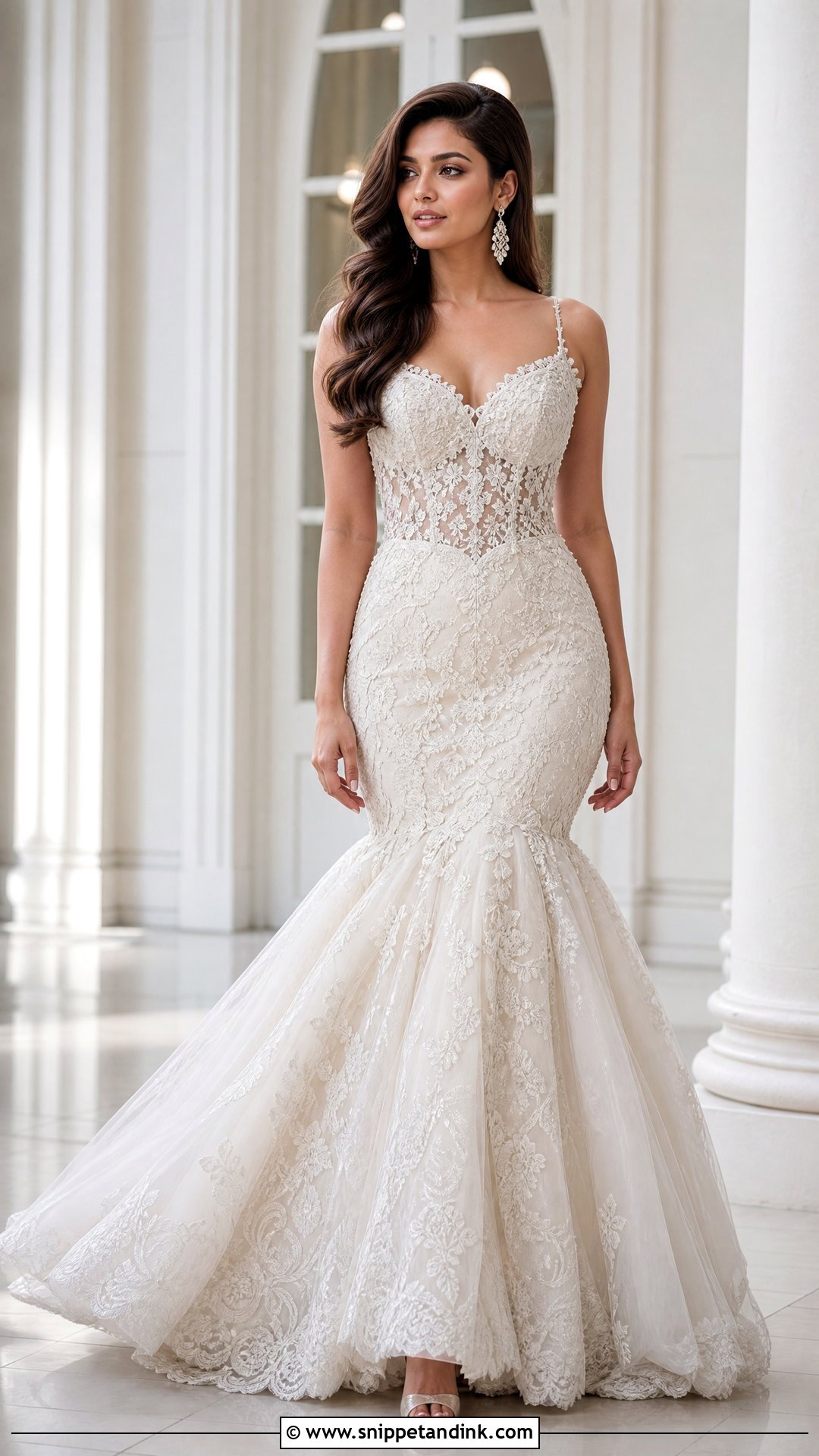 Pre Wedding Mermaid Gown - Snippet and Ink - 20 Pre Wedding Gowns