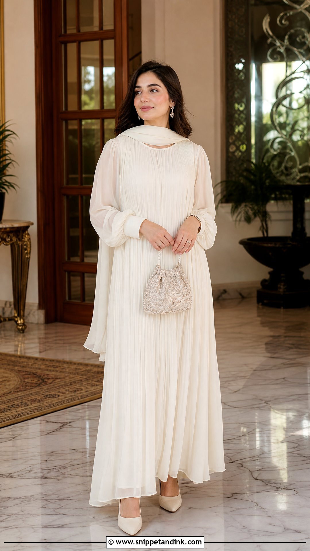 Pre Wedding Modest Maxi Dress - Snippet and Ink - 20 Pre Wedding Outfits Ideas