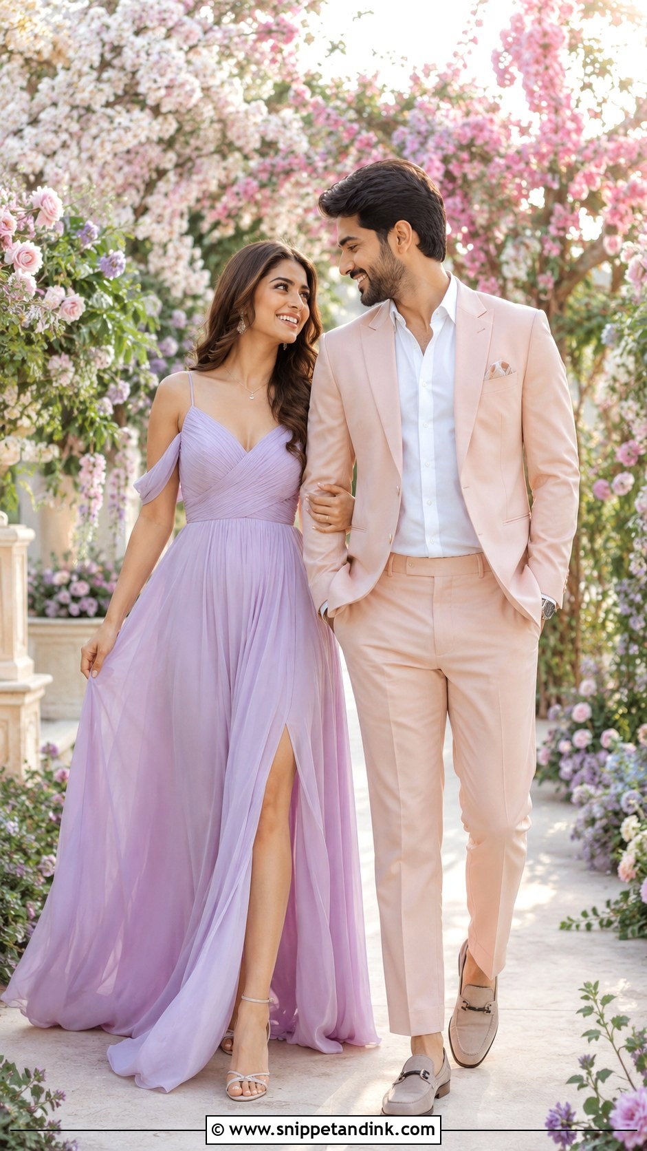 Pre Wedding Pastel Dress And Pastel Suit - Snippet and Ink - 25 Pre Wedding Dress Ideas for Couple