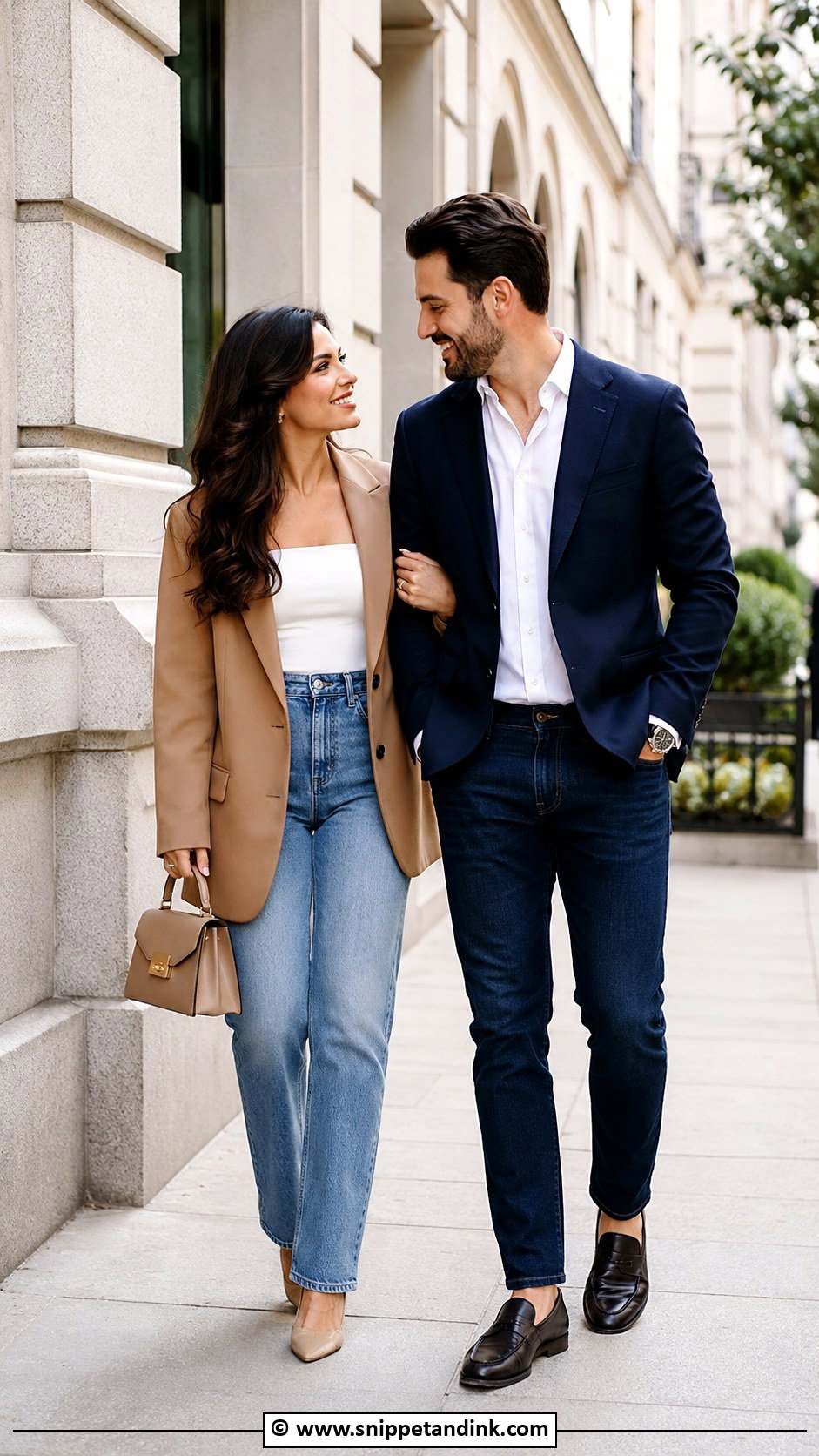Pre Wedding Shoot Blazer And Jeans Outfit - Snippet and Ink - 30 Pre Wedding Shoot Outfit Ideas