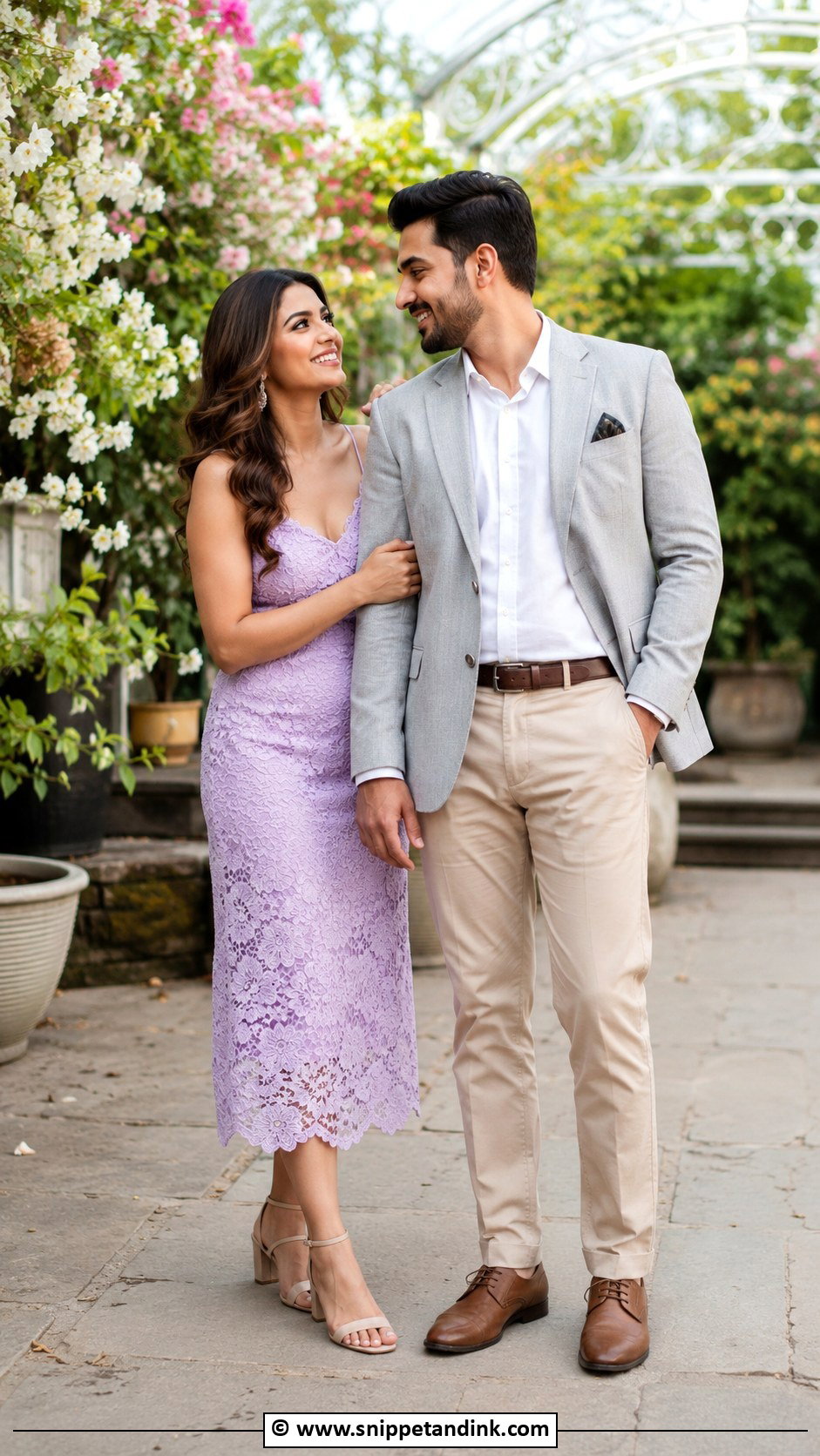 Pre Wedding Shoot Garden Outfit - Snippet and Ink - 30 Pre Wedding Shoot Outfit Ideas