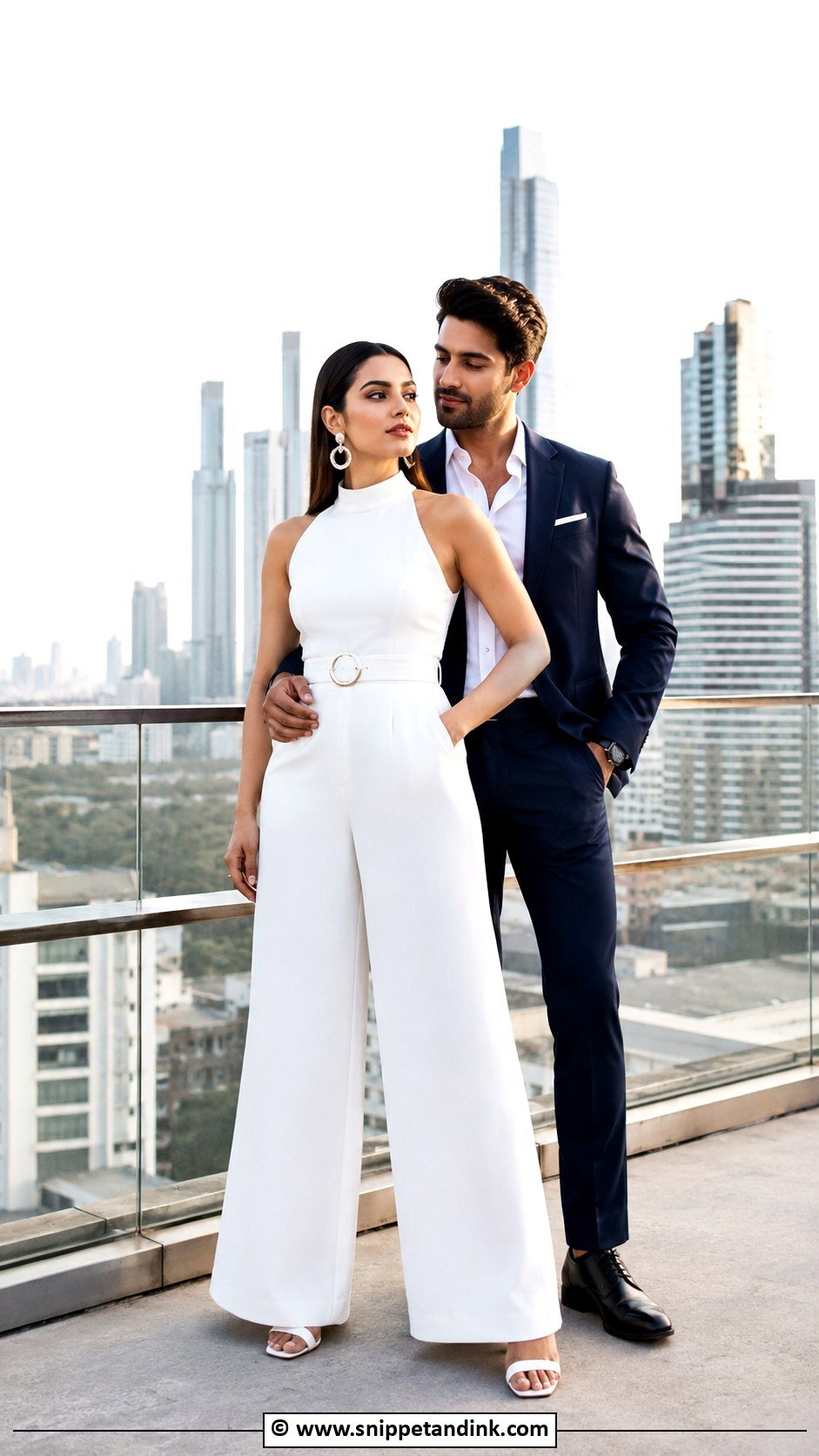 Pre Wedding Shoot Jumpsuit Outfit - Snippet and Ink - 30 Pre Wedding Shoot Outfit Ideas