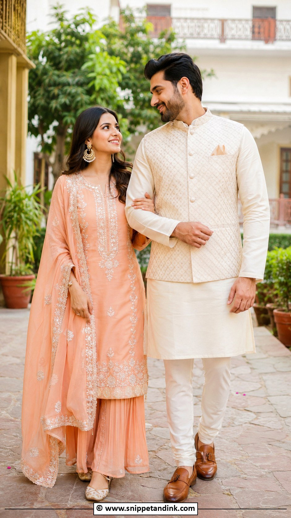Pre Wedding Shoot Kurta Set Outfit - Snippet and Ink - 30 Pre Wedding Shoot Outfit Ideas