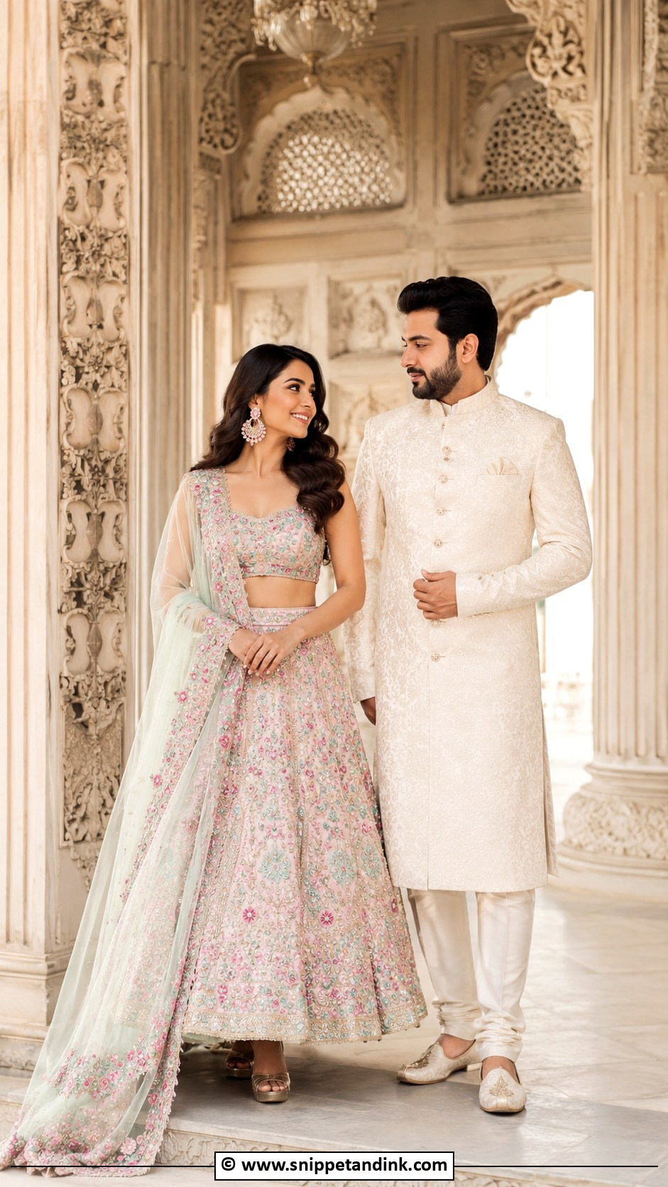 Pre Wedding Shoot Lehenga Outfit - Snippet and Ink - 30 Pre Wedding Shoot Outfit Ideas