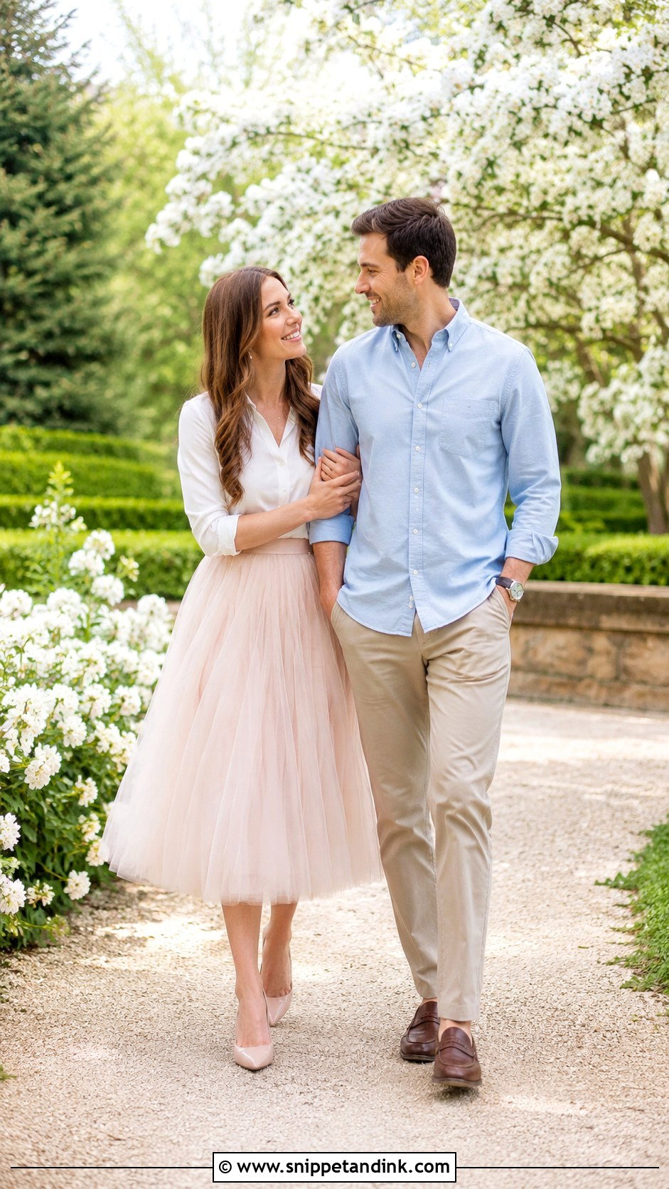 Pre Wedding Skirt And Shirt Outfit - Snippet and Ink - 25 Pre Wedding Dress Ideas for Couple