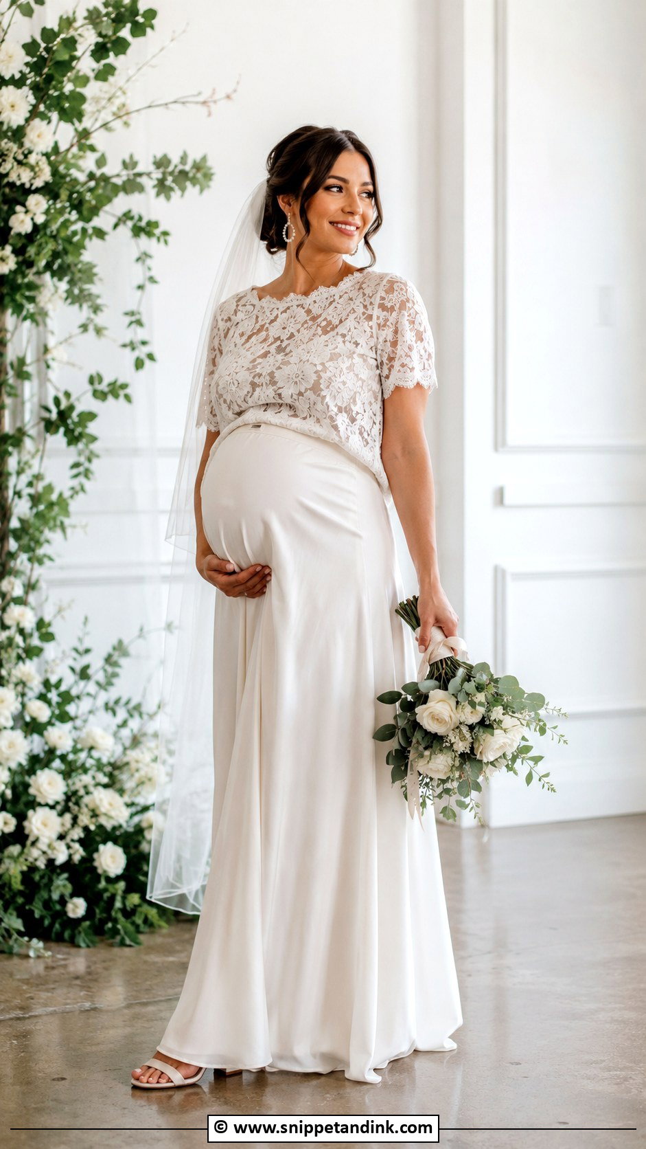 Pregnant Bride Bridal Separates - Snippet and Ink - 30 Pregnant Bride Ideas