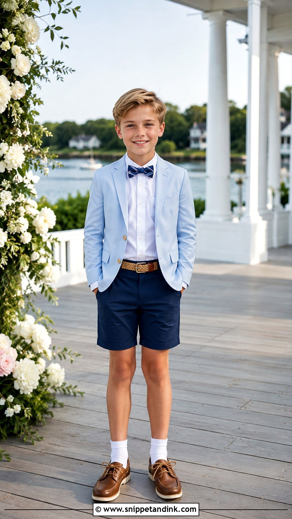 Preppy Coastal Little Boy Wedding Outfit - Snippet and Ink - 20 Little Boy Wedding Outfit Ideas