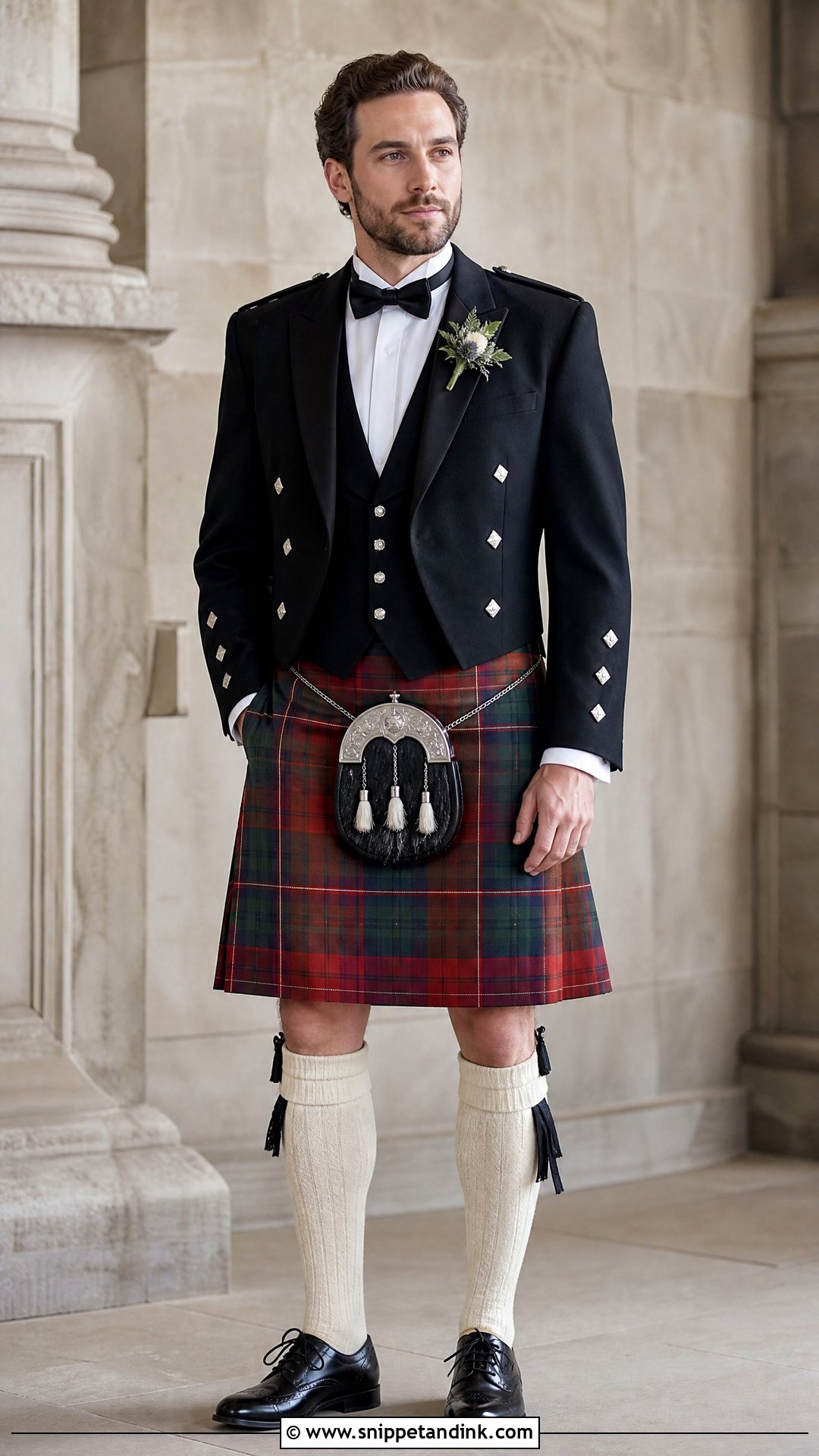 Prince Charlie Wedding Kilt Outfit - Snippet and Ink - 20 Wedding Kilt Ideas
