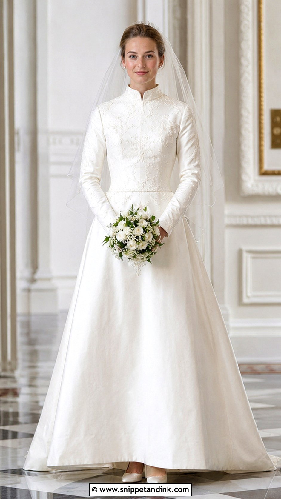 Princess Anne Royal Wedding Dress - Snippet and Ink - 25 Royal Wedding Dresses