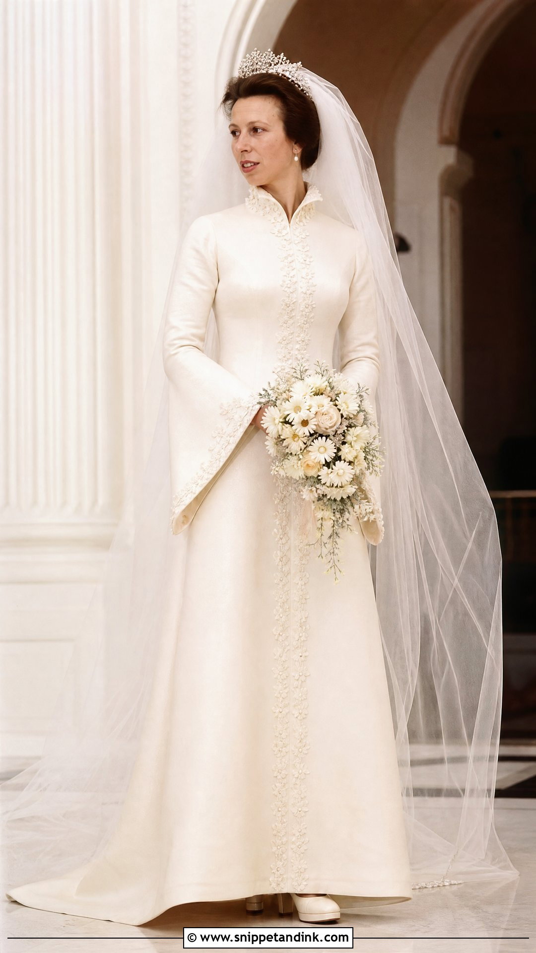 Princess Anne Vintage 1970s Wedding Dress - Snippet and Ink - 20 Princess Anne Wedding Dress Ideas