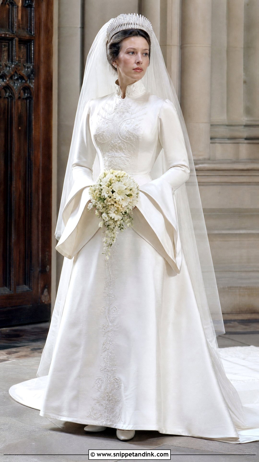 Princess Anne Wedding Dress - Snippet and Ink - 25 Famous Wedding Dresses