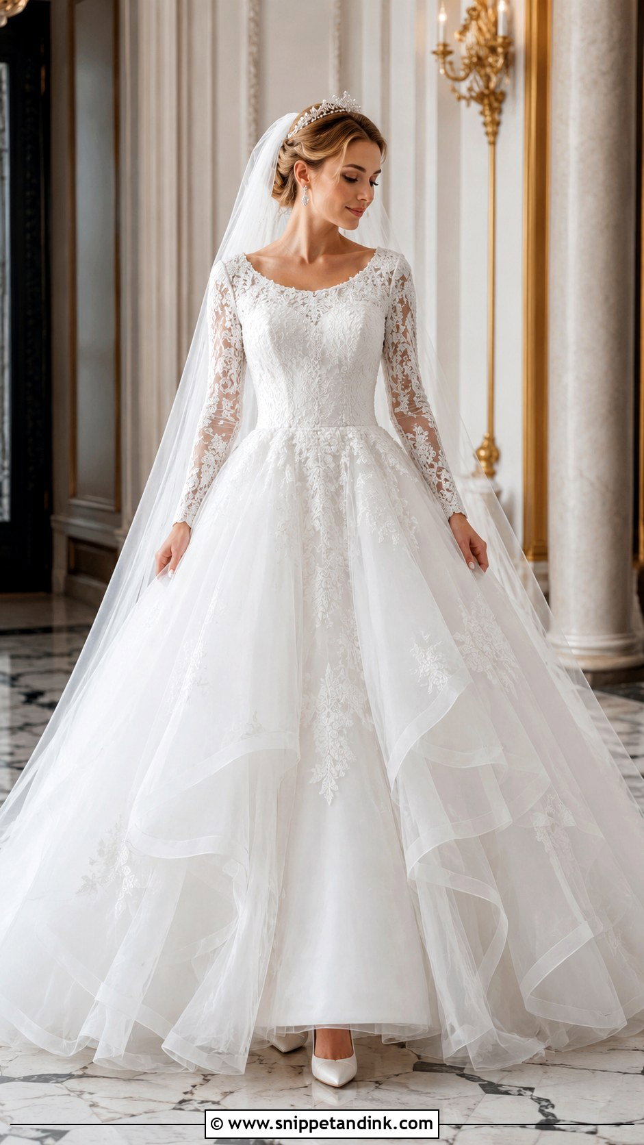 Princess Ball Gown Christian Bridal Dress - Snippet and Ink - 20 Christian Bridal Dress Ideas