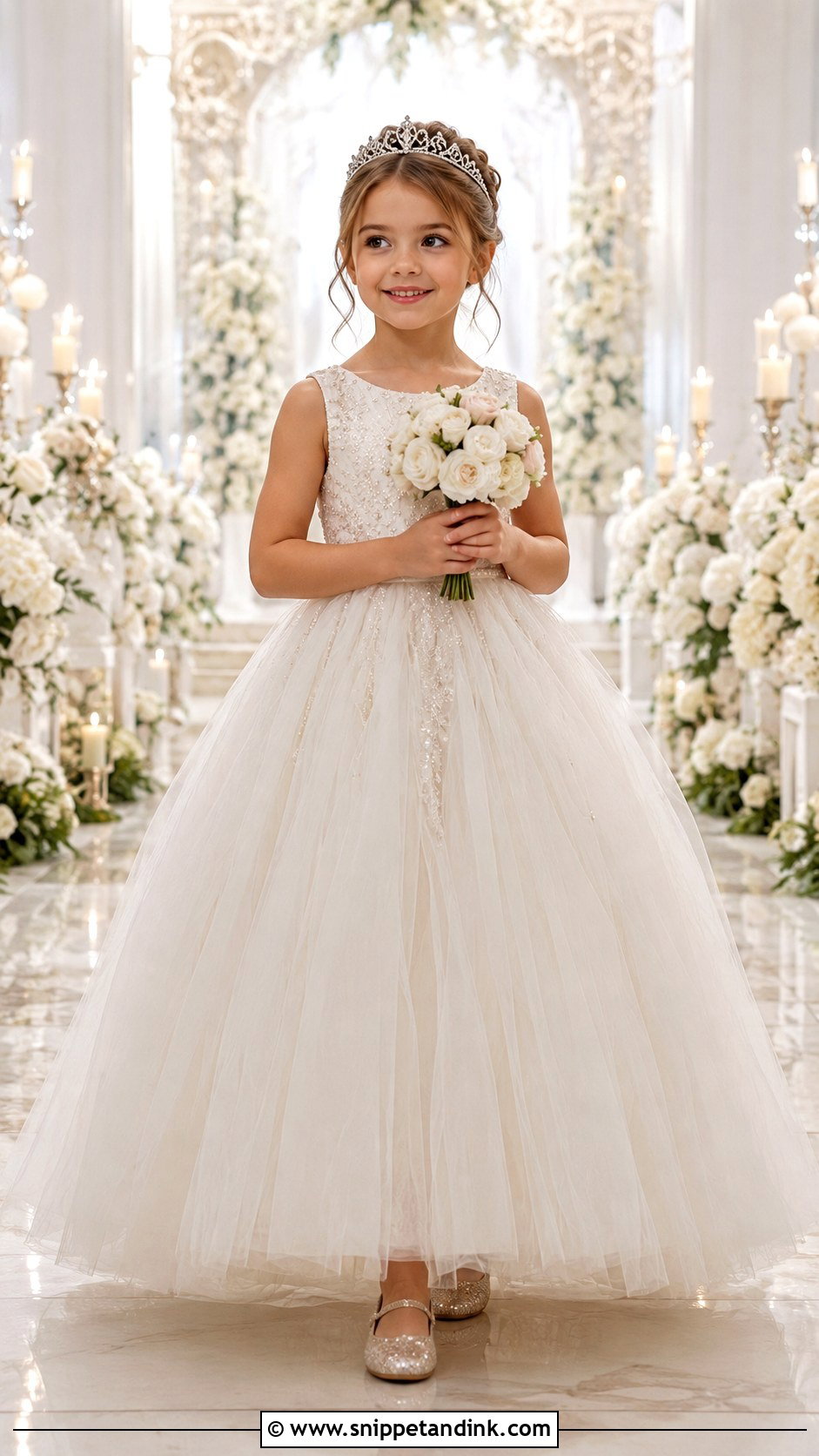 Princess Ball Gown Little Bride Gown - Snippet and Ink - 25 Little Bride Gown Styles