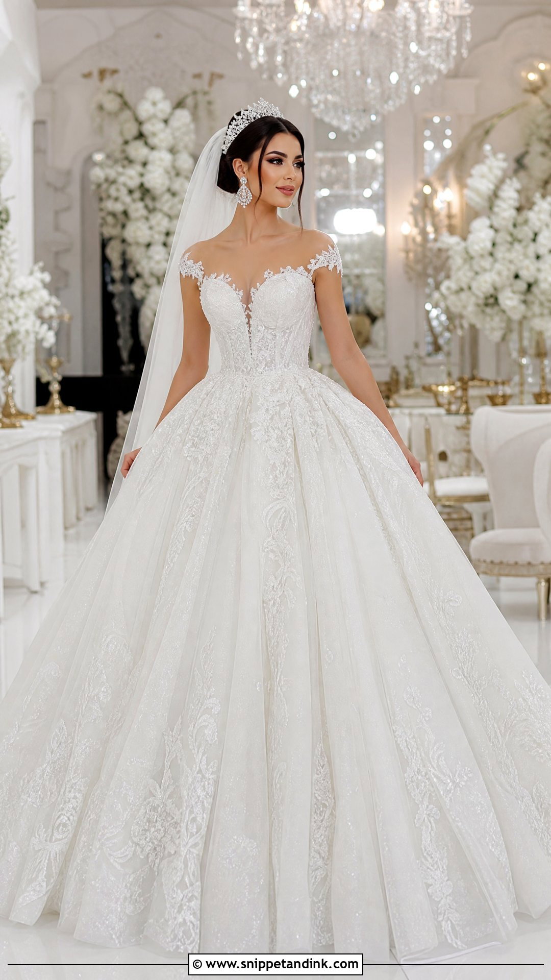 Princess Ball Gown Turkish Bridal Dress - Snippet and Ink - 25 Turkish Bridal Dresses